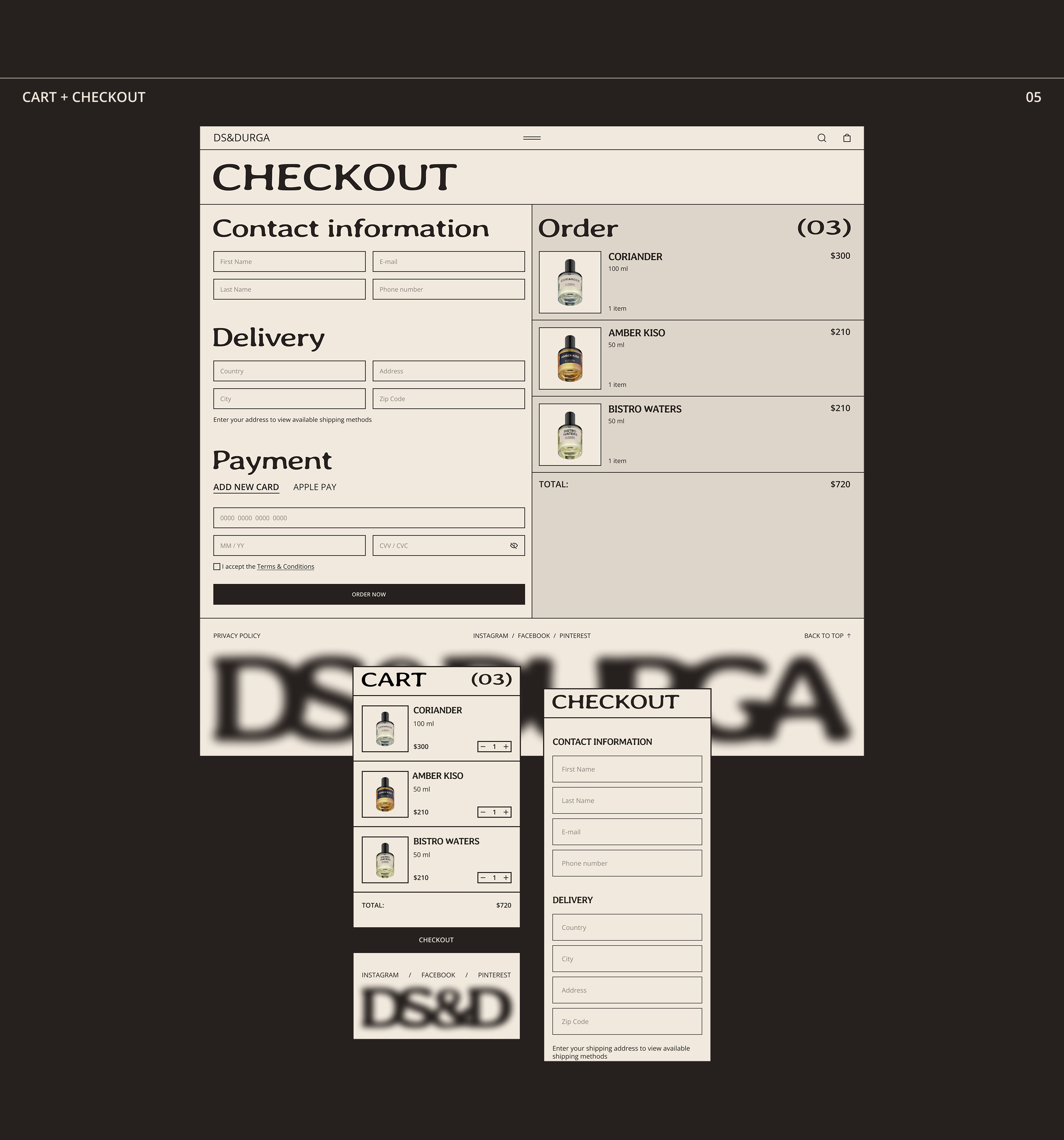 DS&DURGA | E-Commerce — Изображение №10 — Интерфейсы, Брендинг на Dprofile