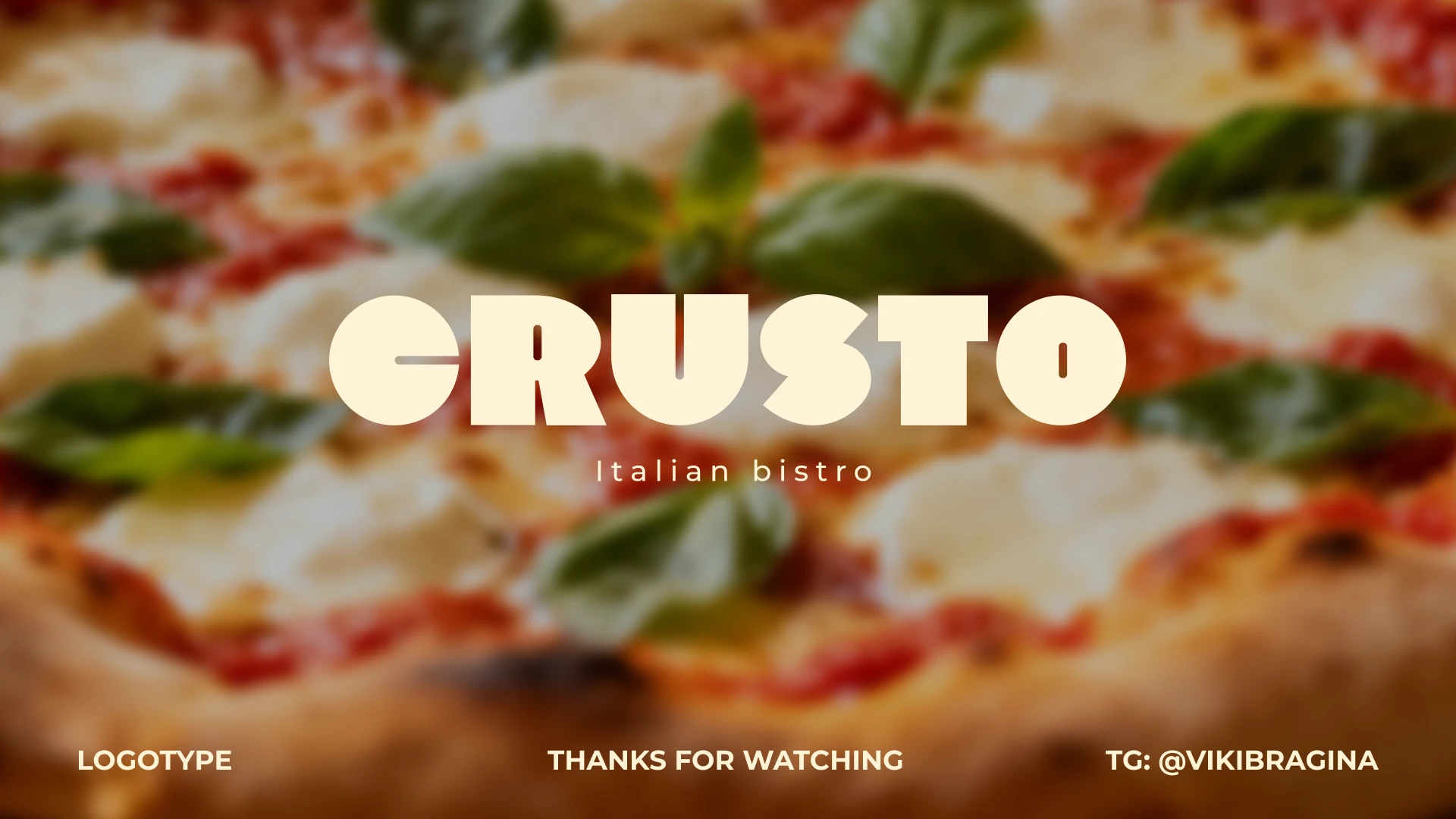 CRUSTO | LOGOTYPE | ITALIAN BISTRO — Изображение №5 — Брендинг на Dprofile