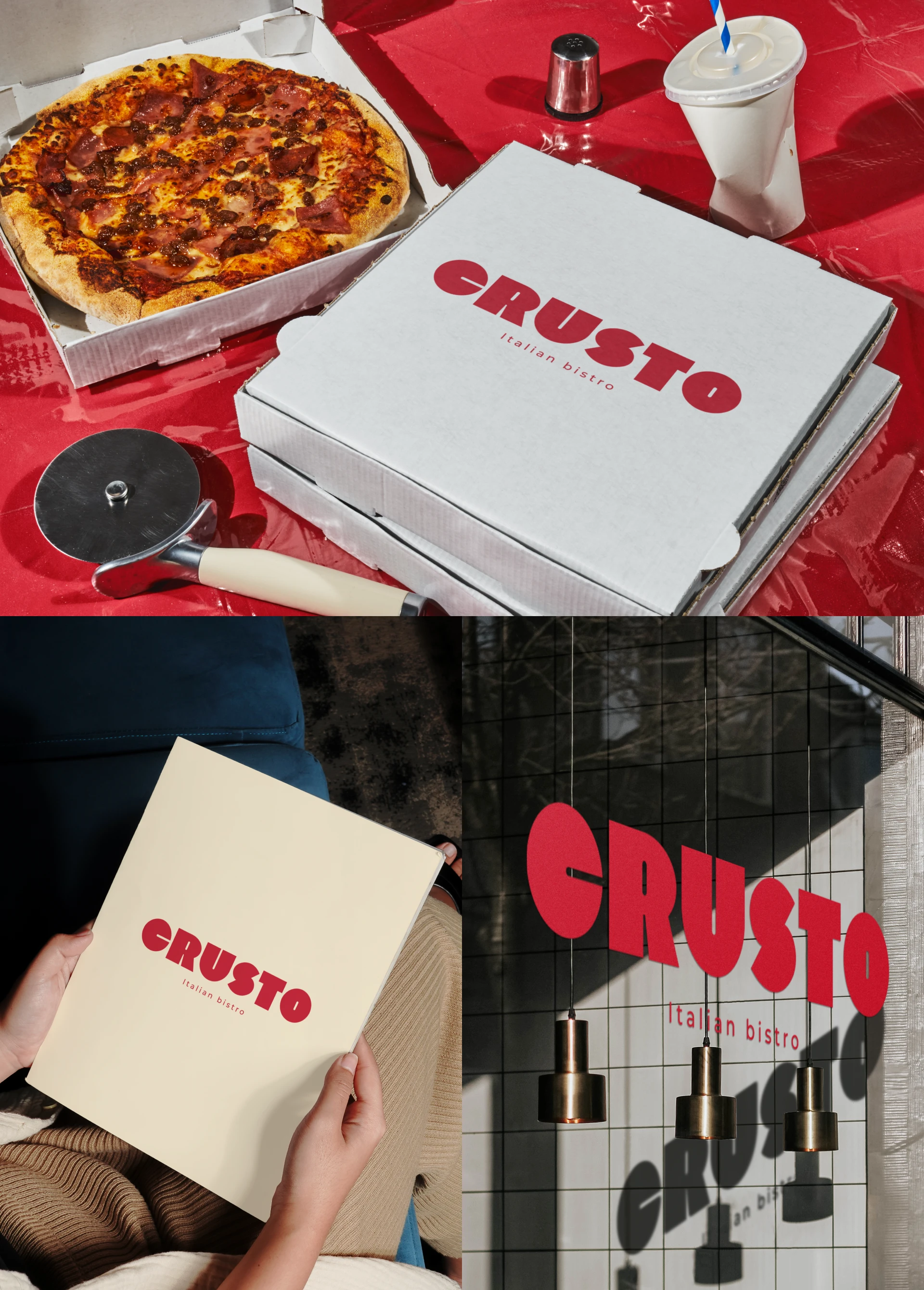 CRUSTO | LOGOTYPE | ITALIAN BISTRO — Изображение №4 — Брендинг на Dprofile