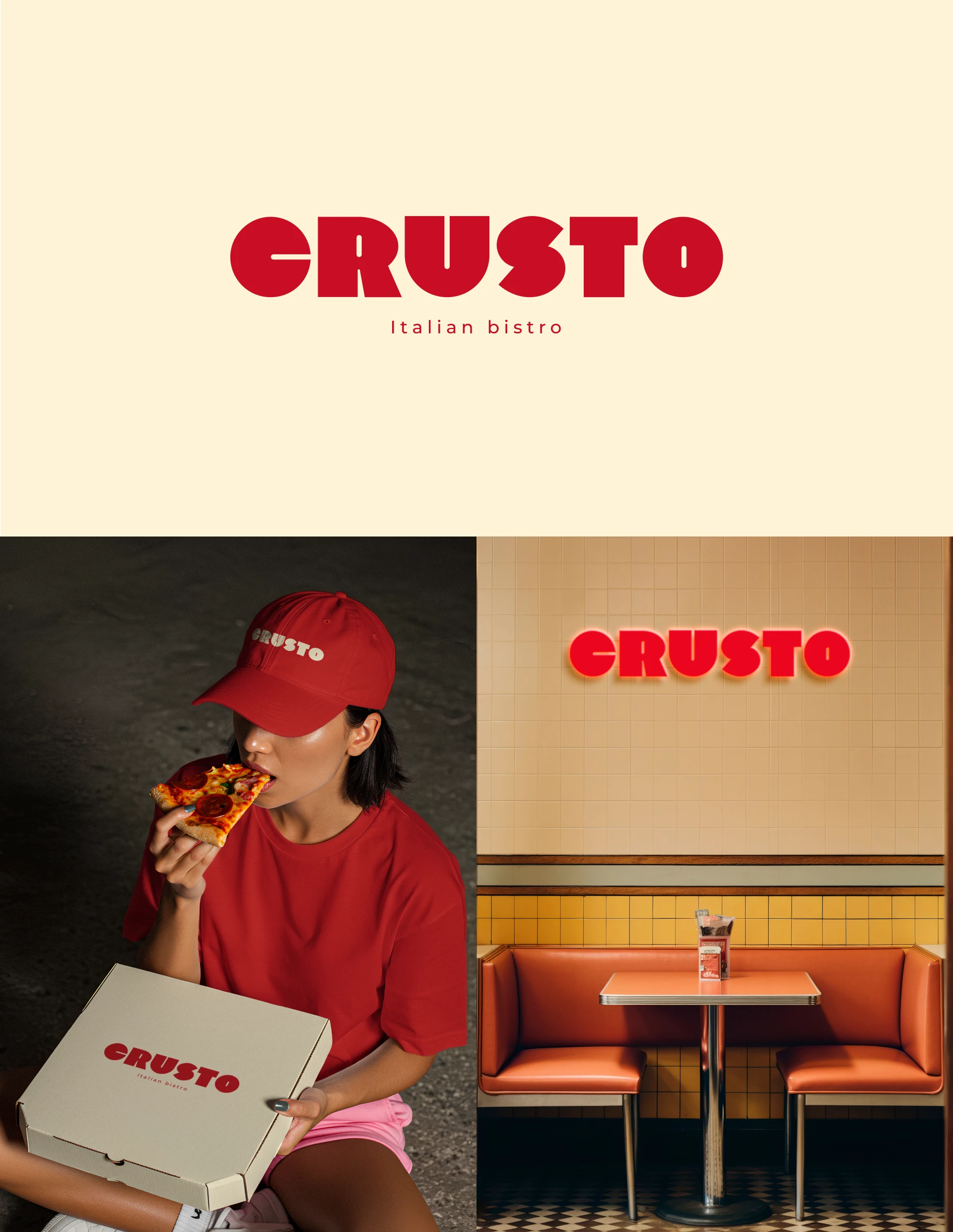 CRUSTO | LOGOTYPE | ITALIAN BISTRO — Изображение №1 — Брендинг на Dprofile
