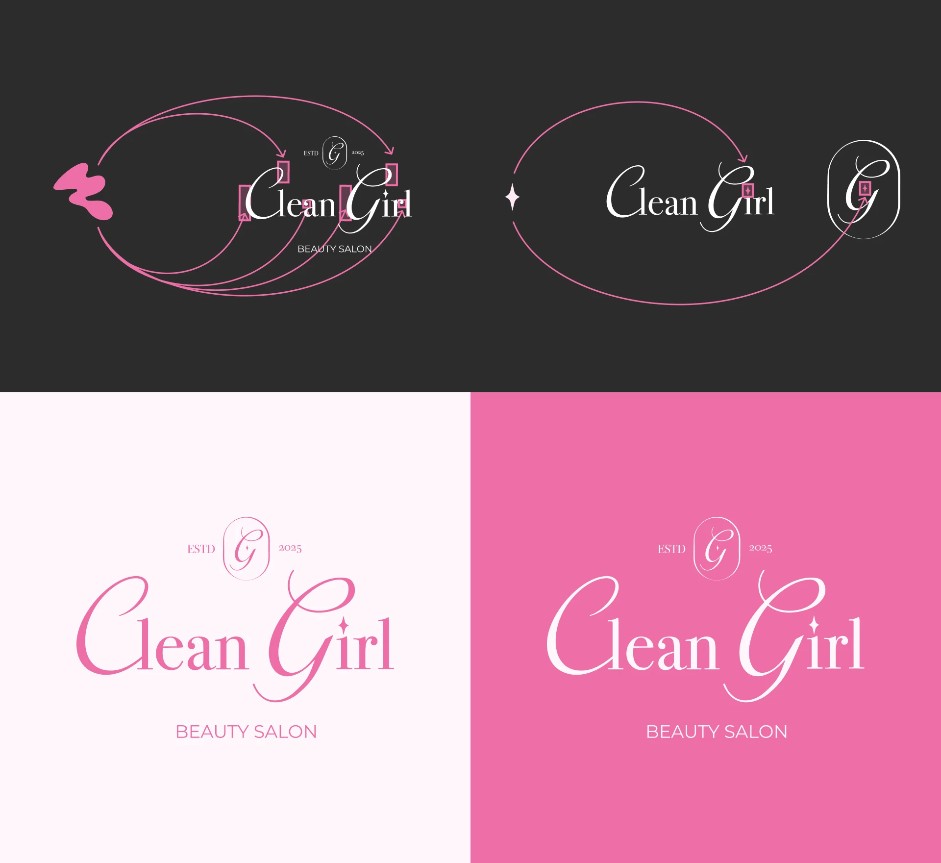 Beauty salon | Clean Girl | Brand identity — Изображение №9 — Брендинг на Dprofile