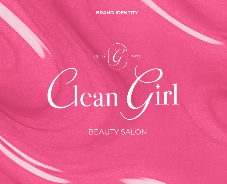 Beauty salon | Clean Girl | Brand identity на Dprofile