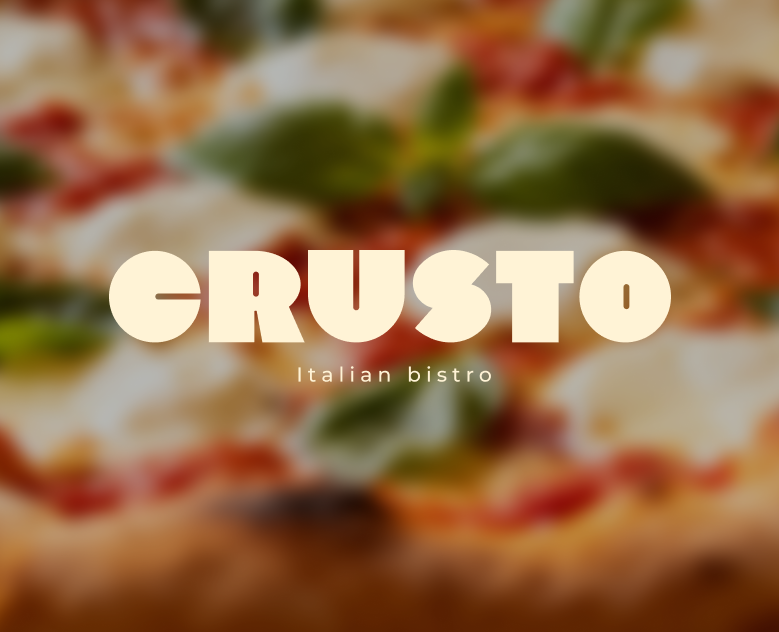 CRUSTO | LOGOTYPE | ITALIAN BISTRO на Dprofile