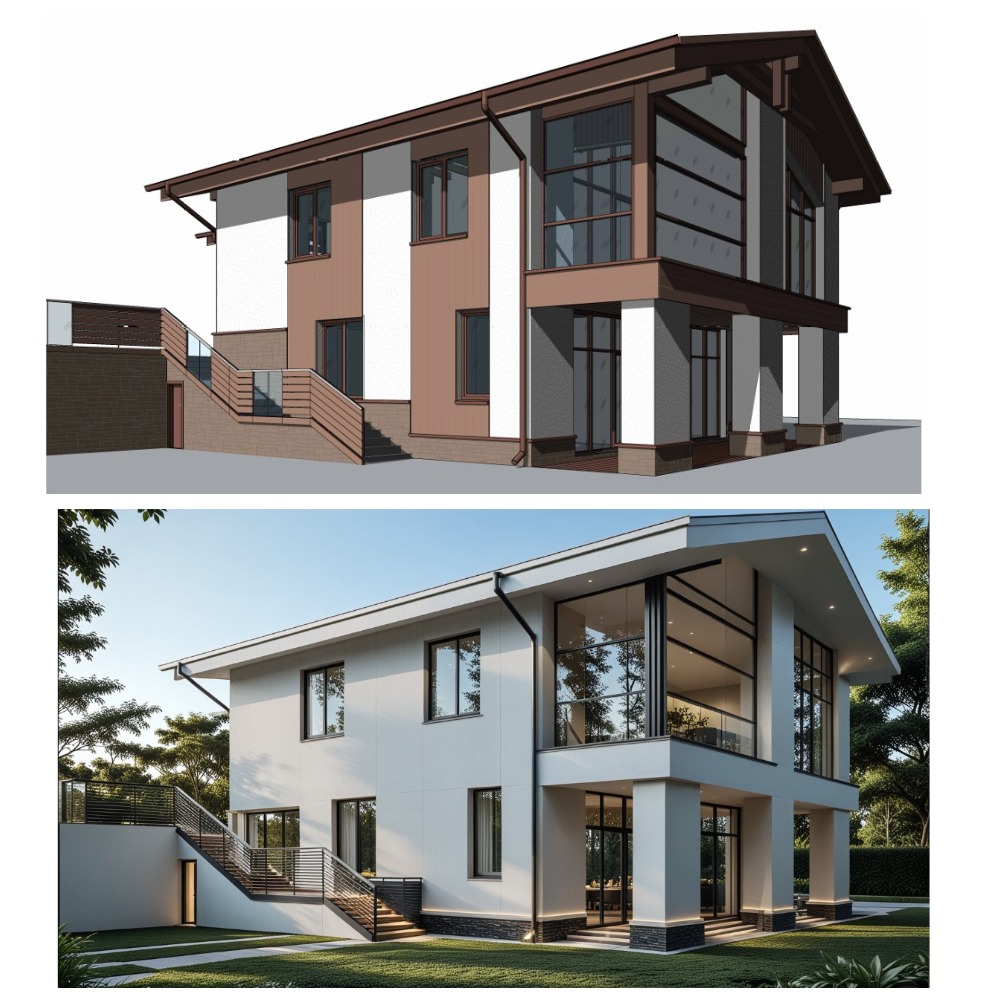 AI в деле: от идеи до реализации — Изображение №7 — 3D, Архитектура на Dprofile