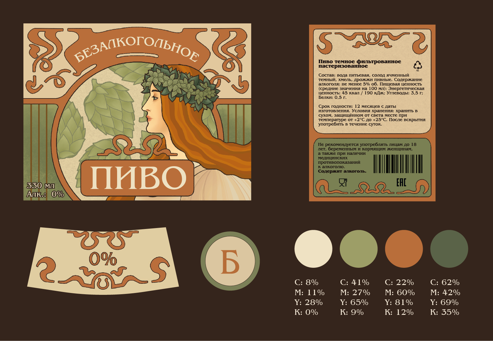 Серия этикеток для пива — Изображение №5 — Брендинг, Графика на Dprofile