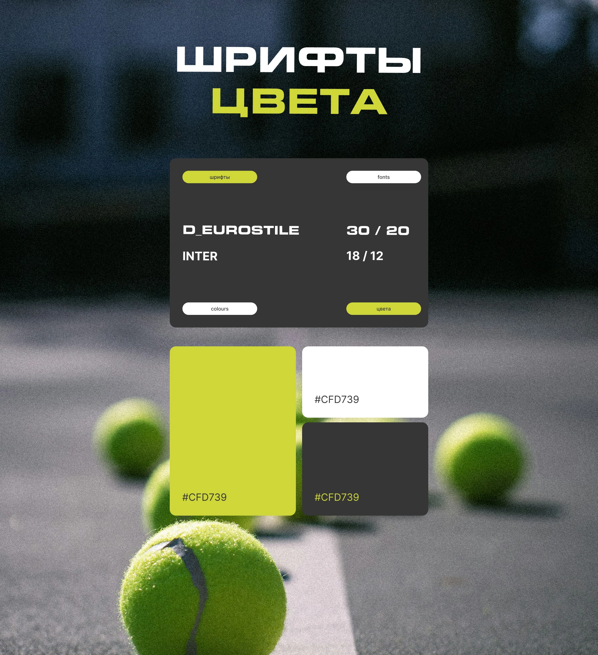 Landing для теннисного клуба — Изображение №3 — Интерфейсы на Dprofile