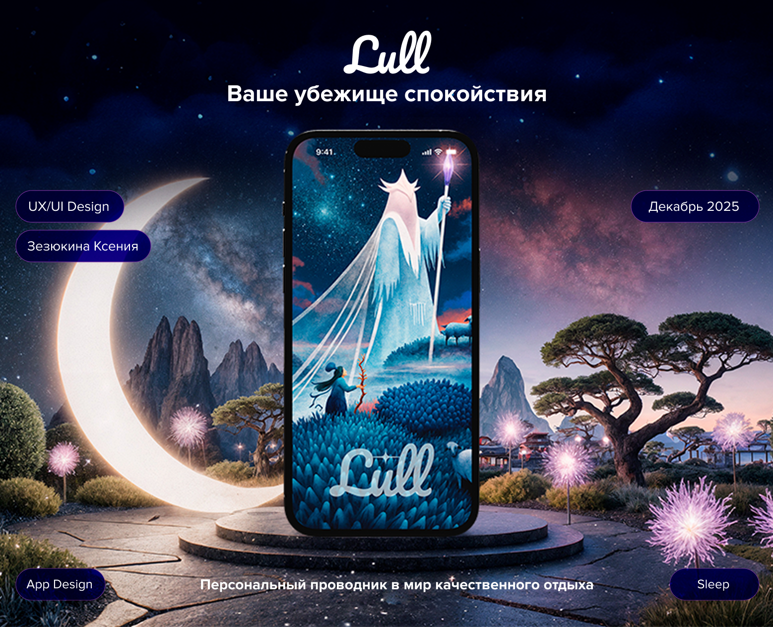 Lull app / Приложение для сна — Интерфейсы на Dprofile