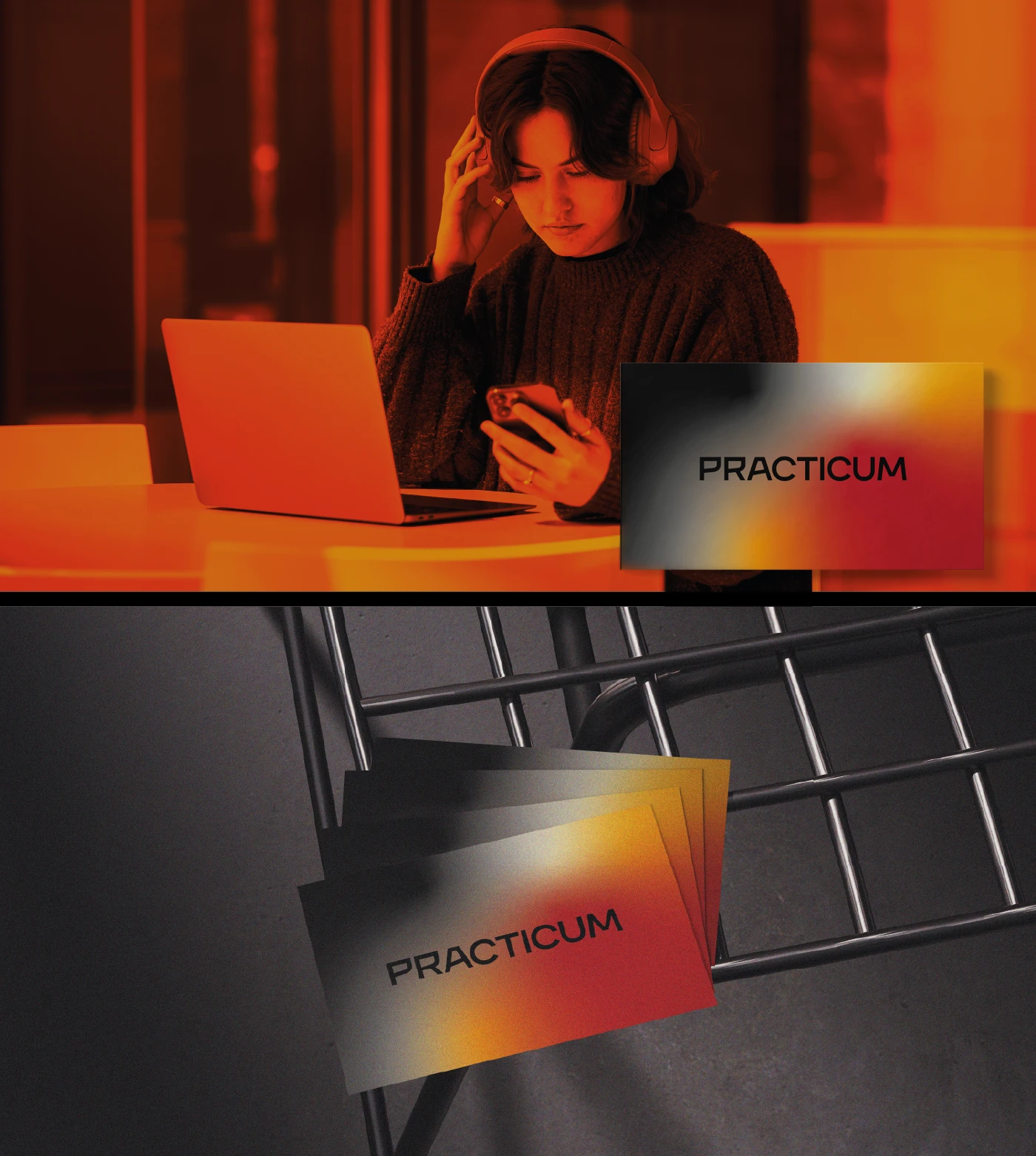 Дизайн визиток IT Курсов | PRACTICUM (concept) — Изображение №3 — Графика на Dprofile