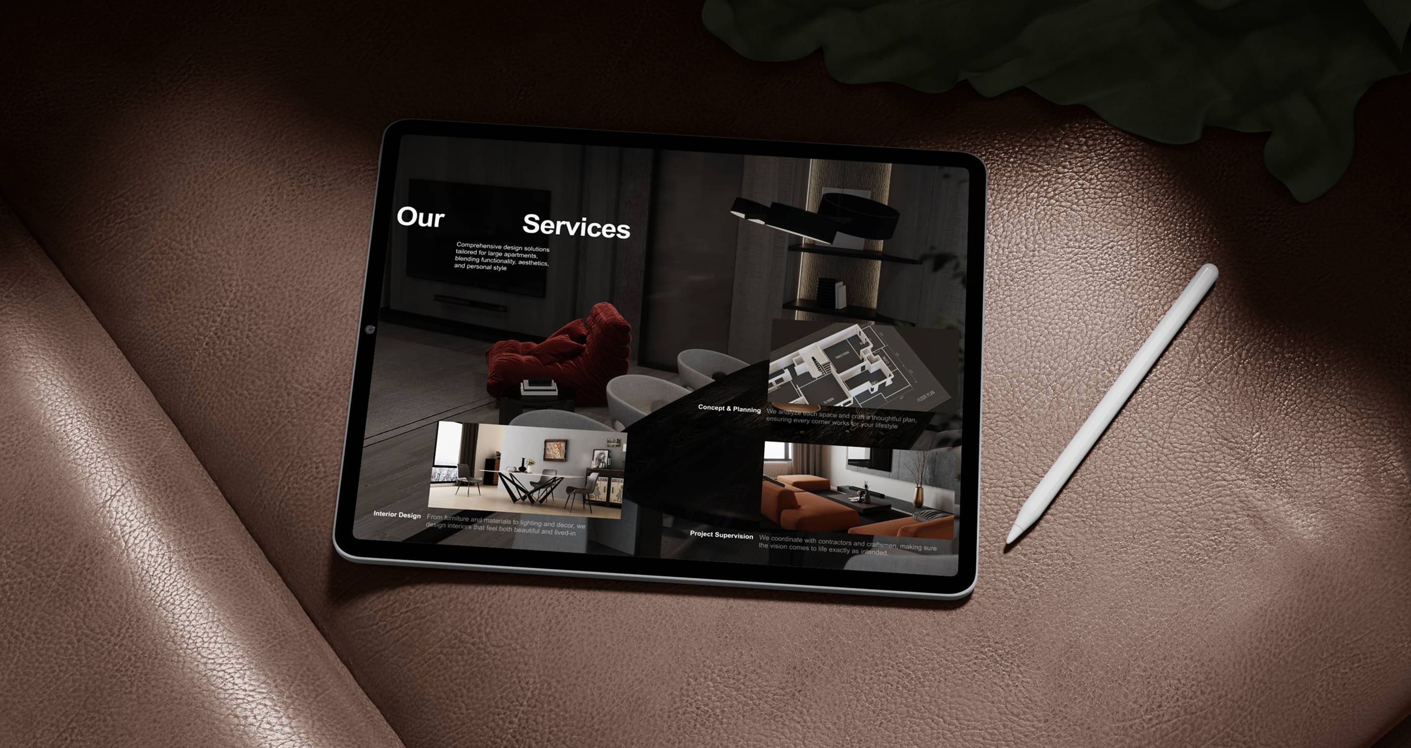 Сайт студии дизайна интерьера, тильда, лендинг компании — Изображение №7 — Интерфейсы, Анимация на Dprofile