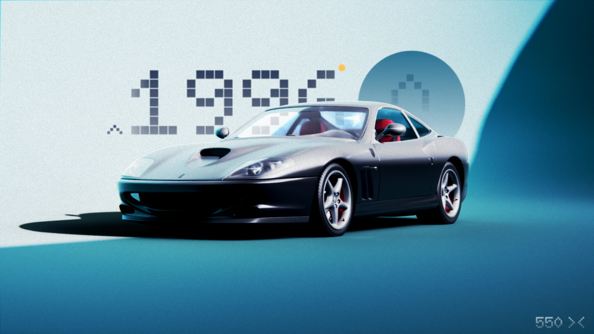 CGI 1996 Ferrari 550 Maranello — Изображение №1 — 3D на Dprofile