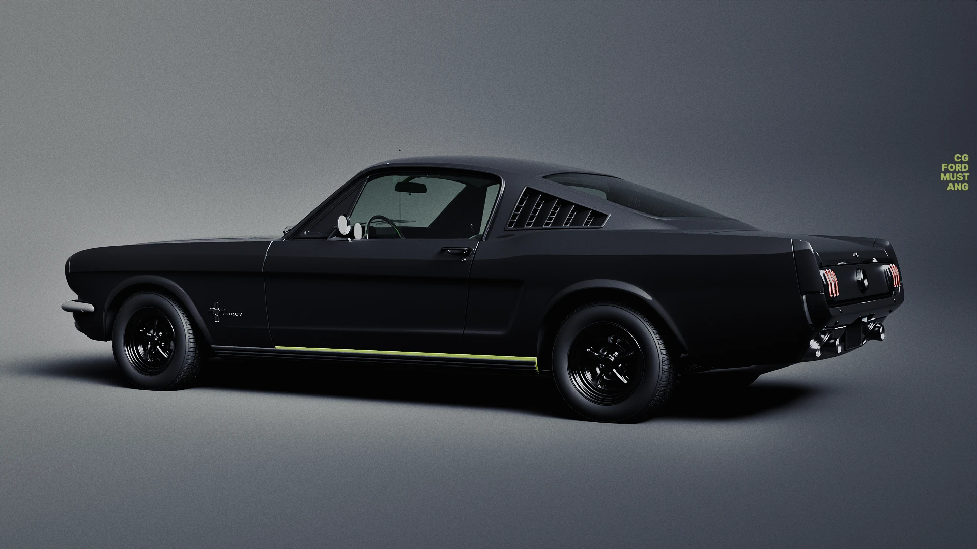 CG Ford Mustang — Изображение №1 — 3D на Dprofile