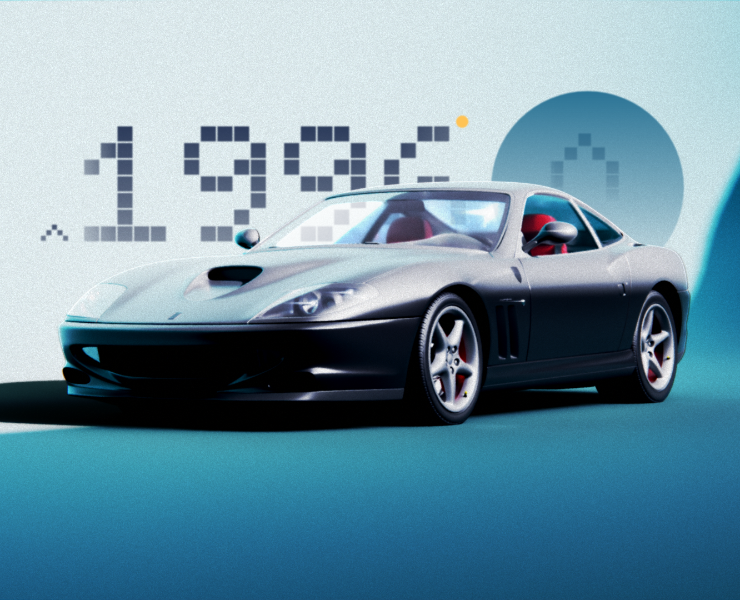 CGI 1996 Ferrari 550 Maranello — 3D на Dprofile