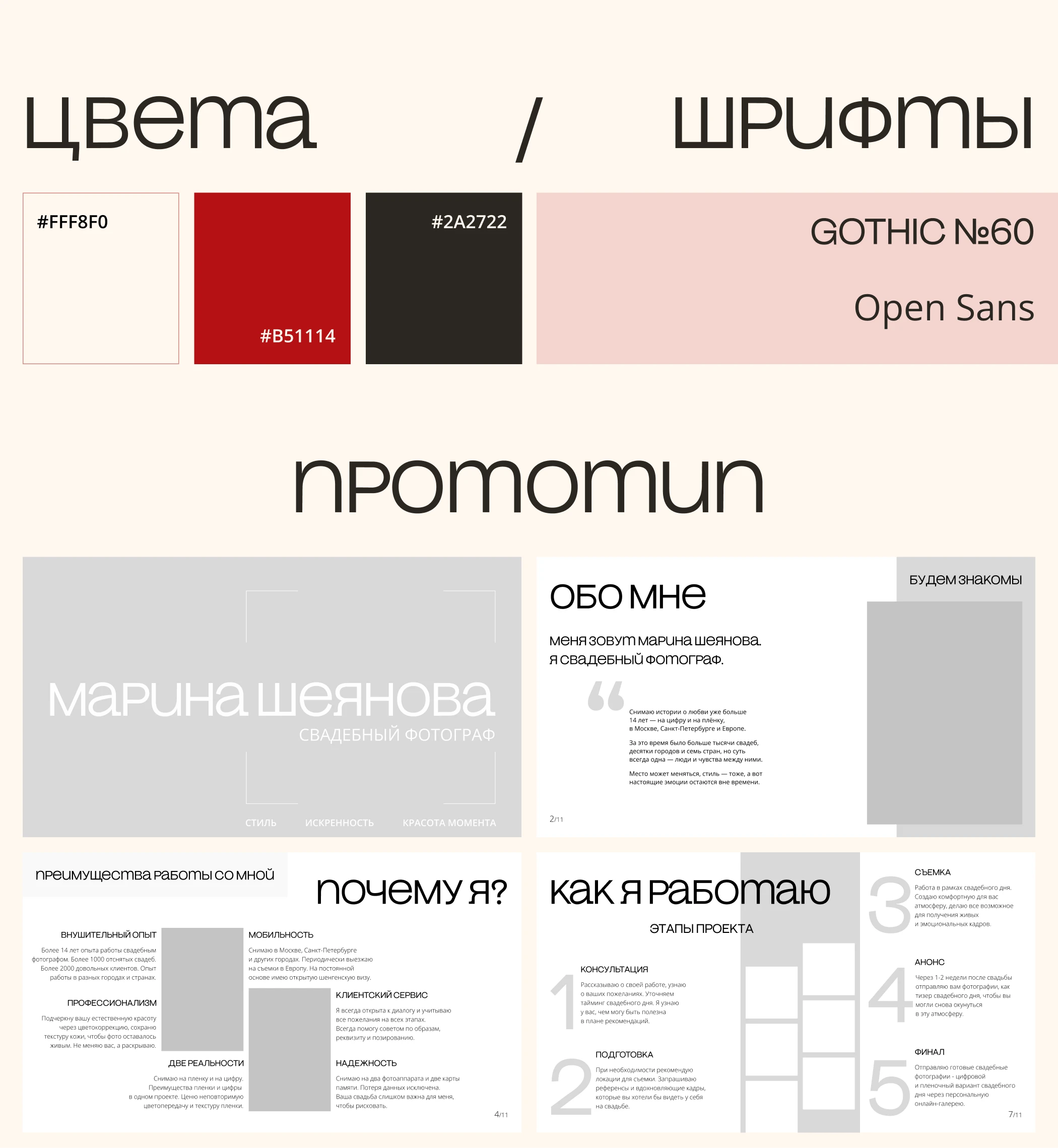Презентация для фотографа — Изображение №4 — Графика, Маркетинг на Dprofile