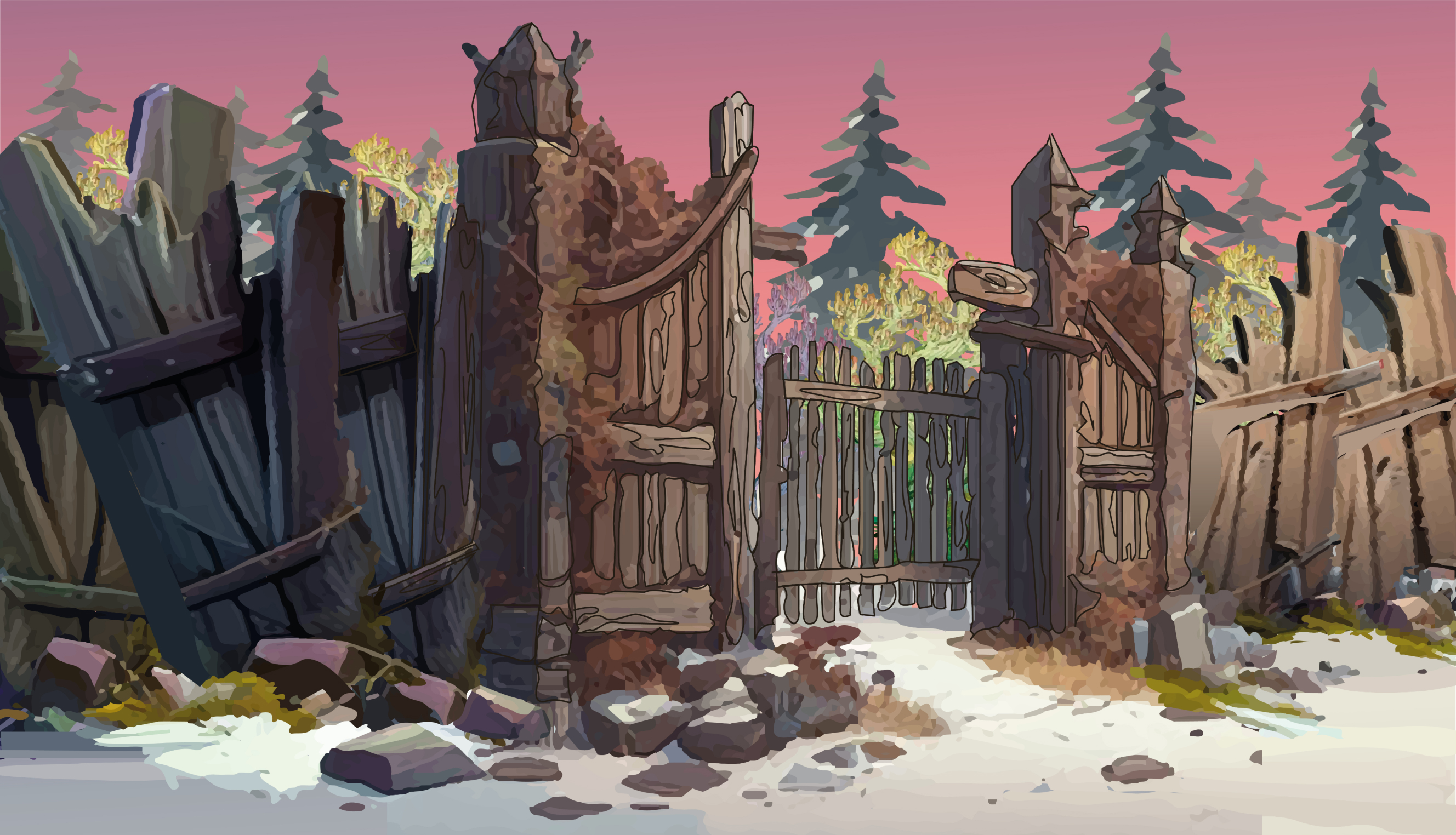 Посёлок (концепт игры) — Изображение №7 — Интерфейсы, Иллюстрация на Dprofile