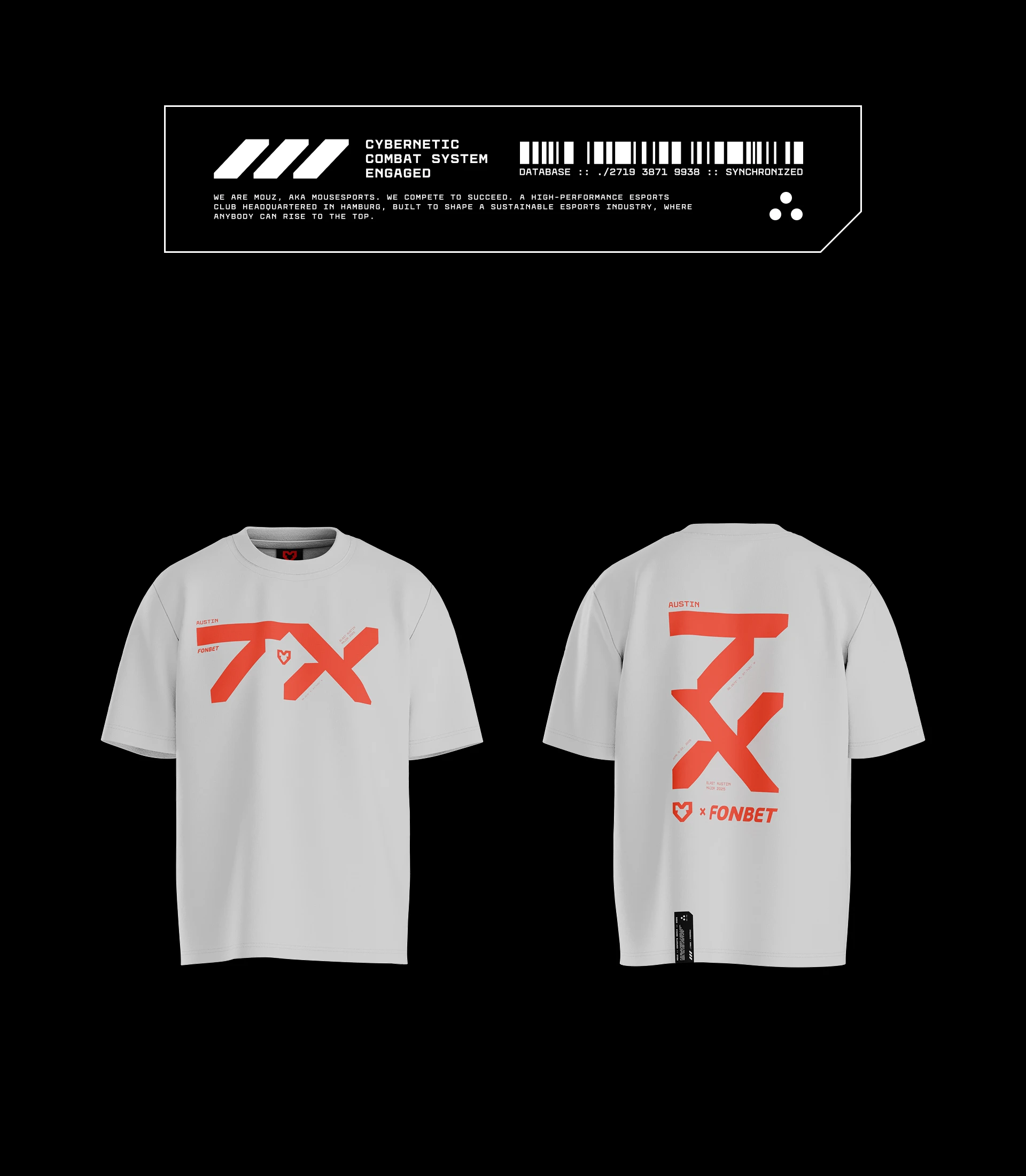 FONBET x MOUZ MERCH | BLAST.tv Major: Austin 2025 — Изображение №5 — Брендинг, Графика на Dprofile