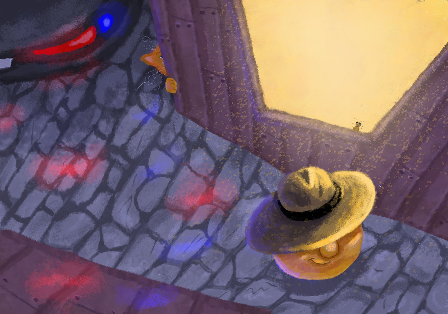 Колобок. Русская народная сказка — Изображение №3 — Иллюстрация, Графика на Dprofile