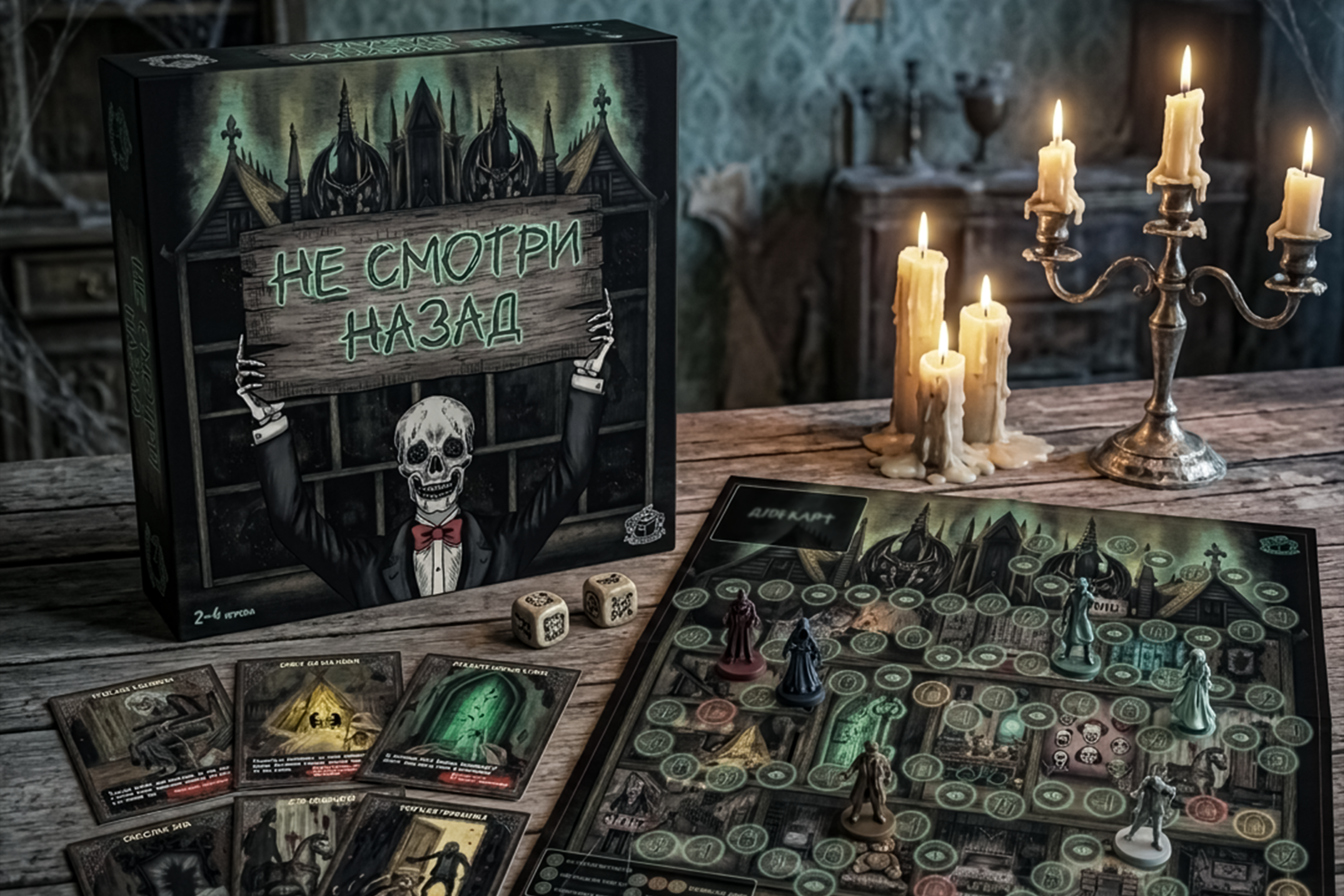 Настольная игра "Не смотри назад" — Изображение №1 — Иллюстрация, Графика на Dprofile