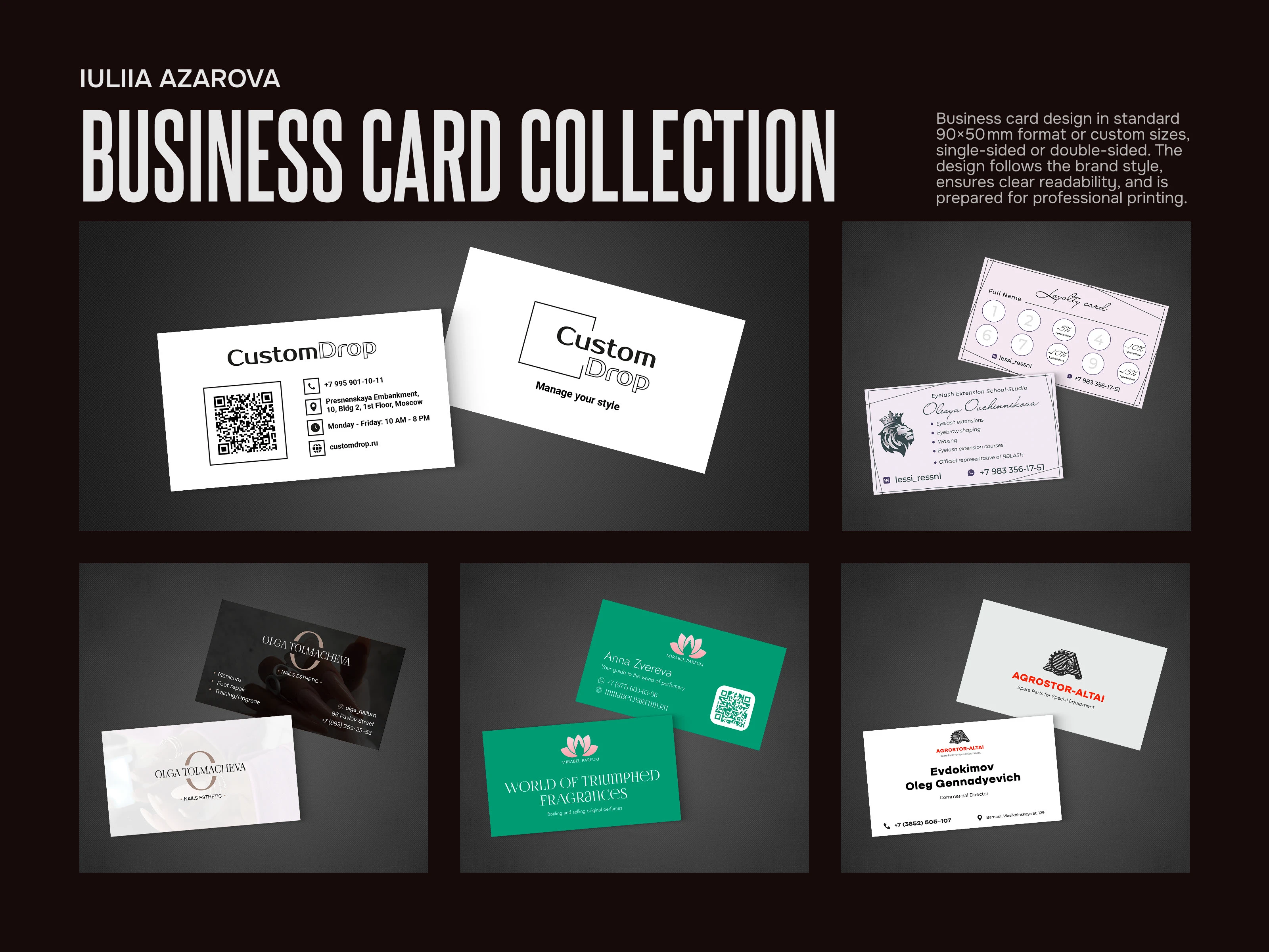 Business Card Design Collection | Print-Ready Cards — Изображение №1 — Брендинг на Dprofile