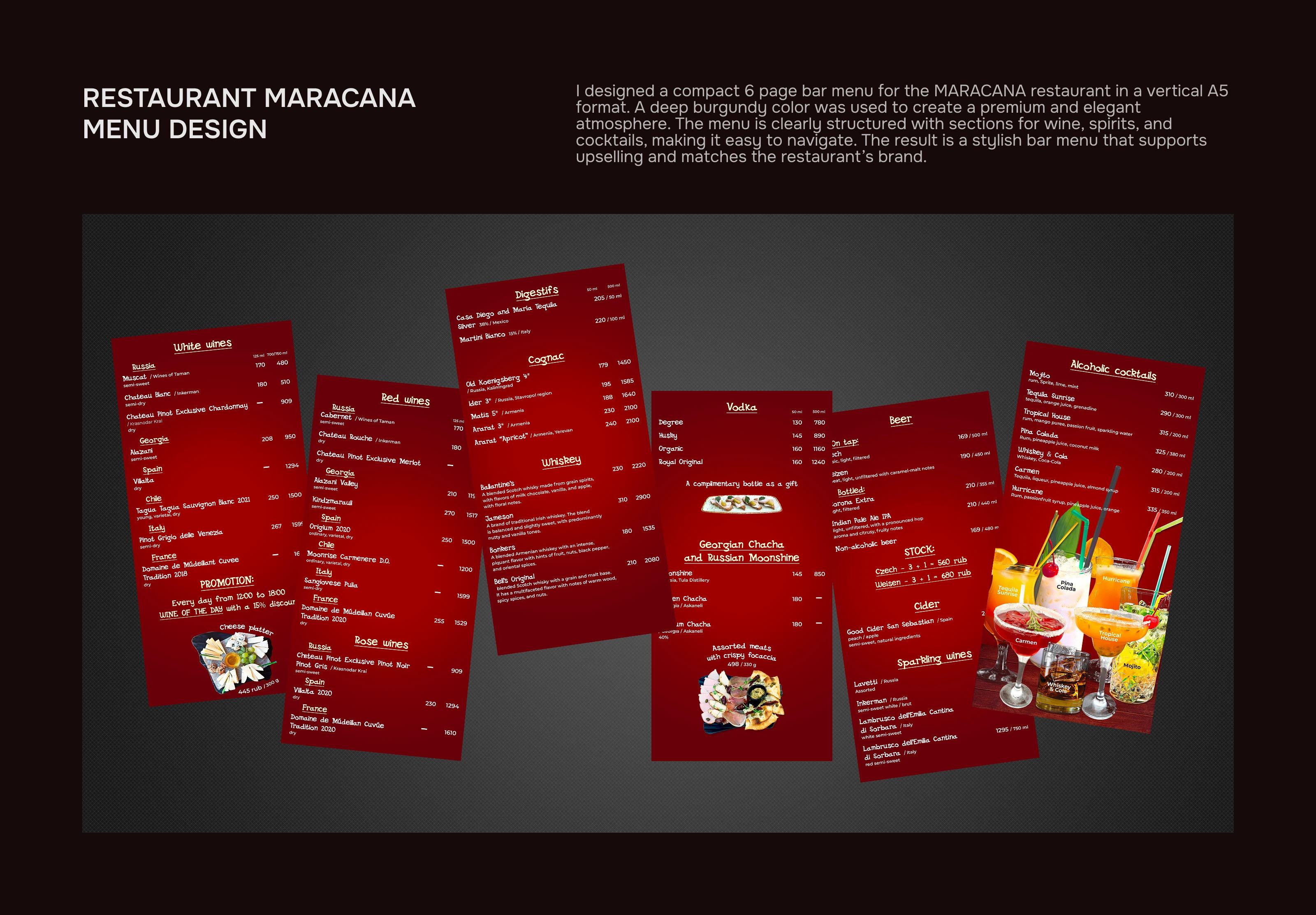 Коллекция дизайна меню ресторанов — Изображение №10 — Брендинг, Графика на Dprofile