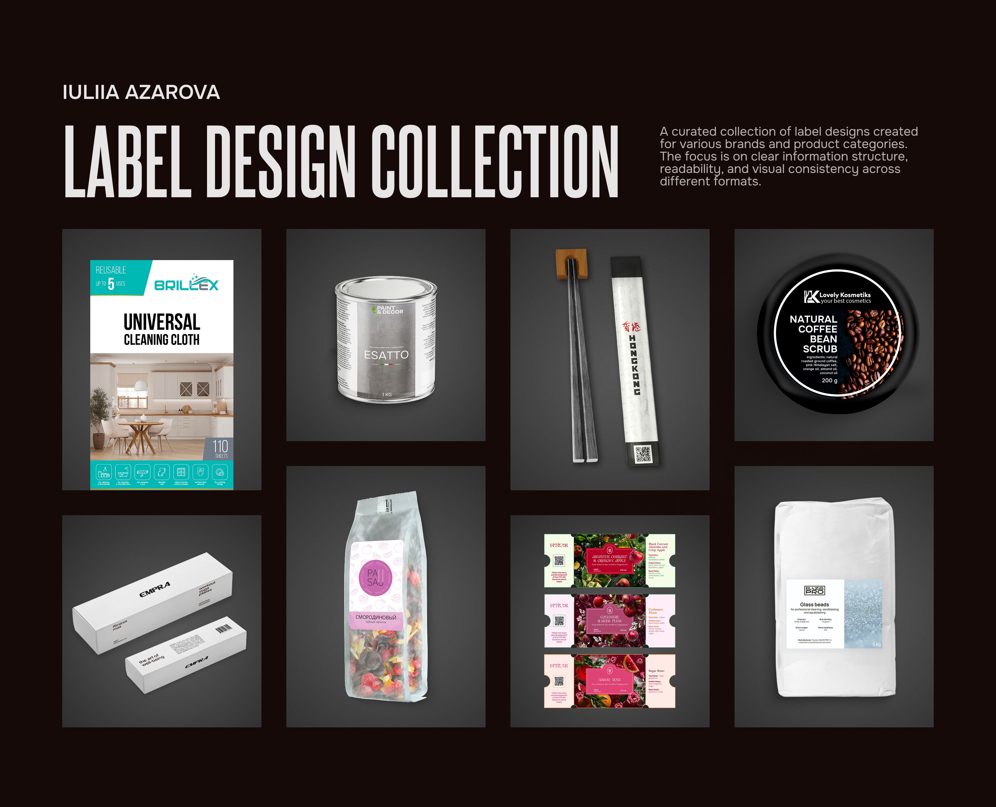 Коллекция дизайнов этикеток, упаковок — Брендинг, Графика на Dprofile