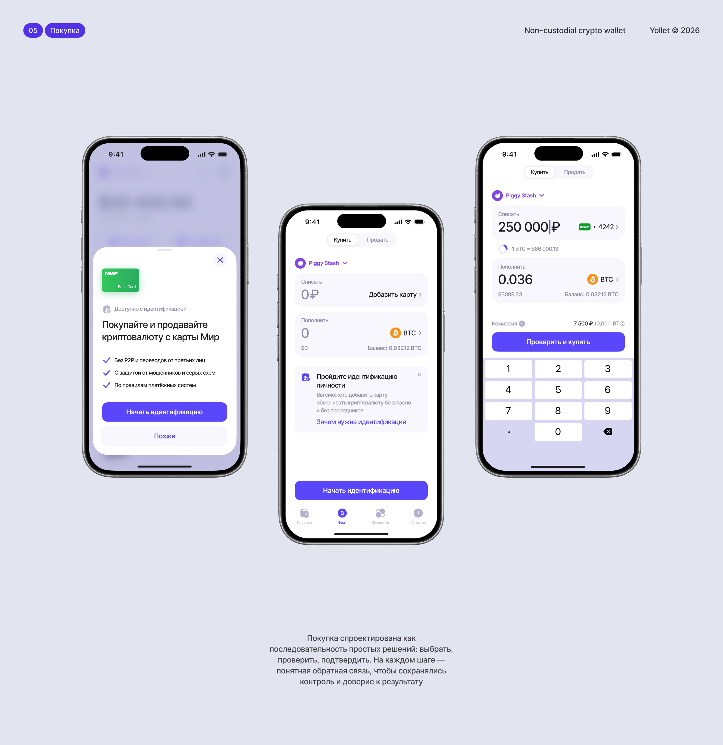 Yollet® Crypto Wallet App — Изображение №14 — Интерфейсы, Брендинг на Dprofile