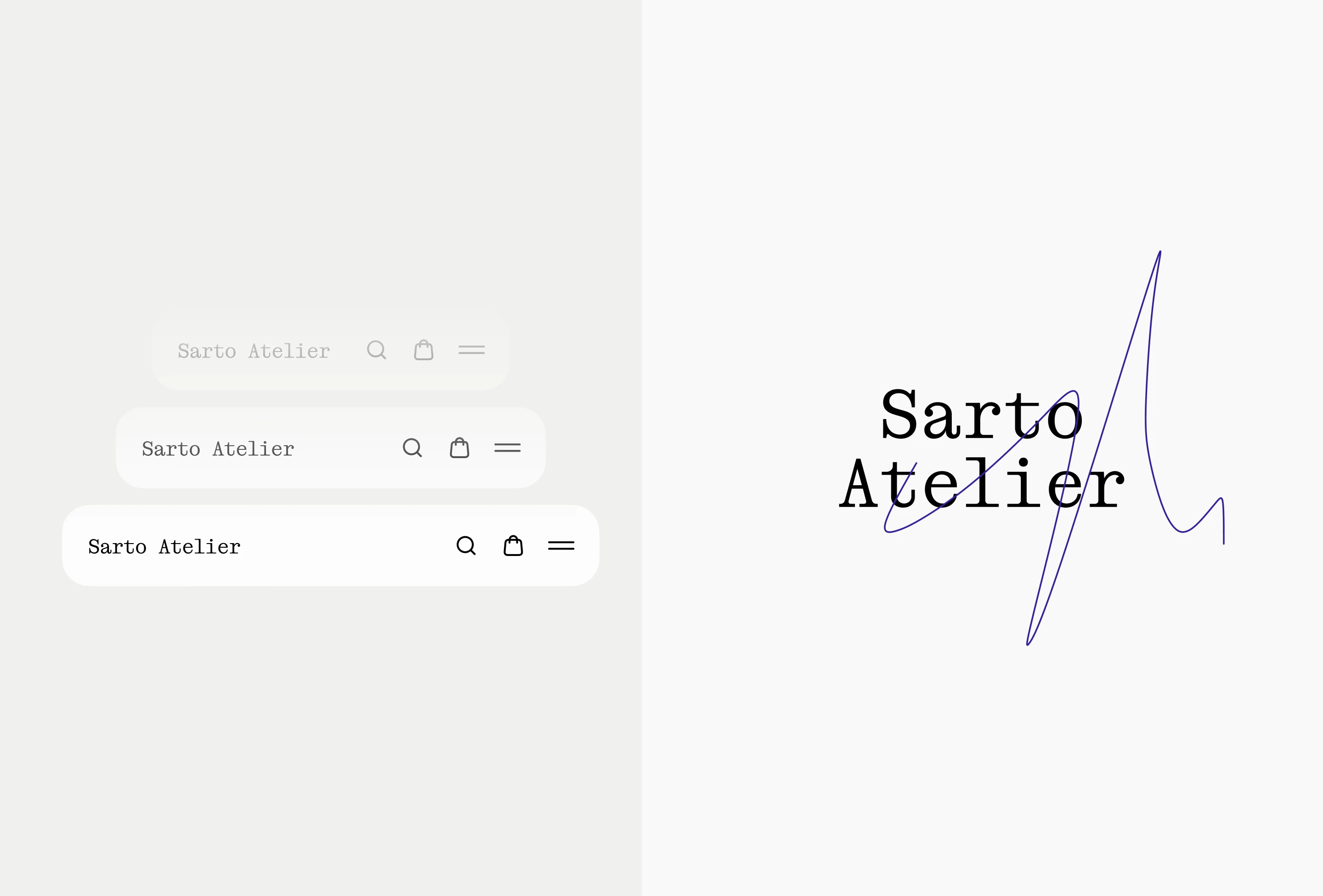 Sarto Atelier — Изображение №4 — Интерфейсы, Брендинг на Dprofile