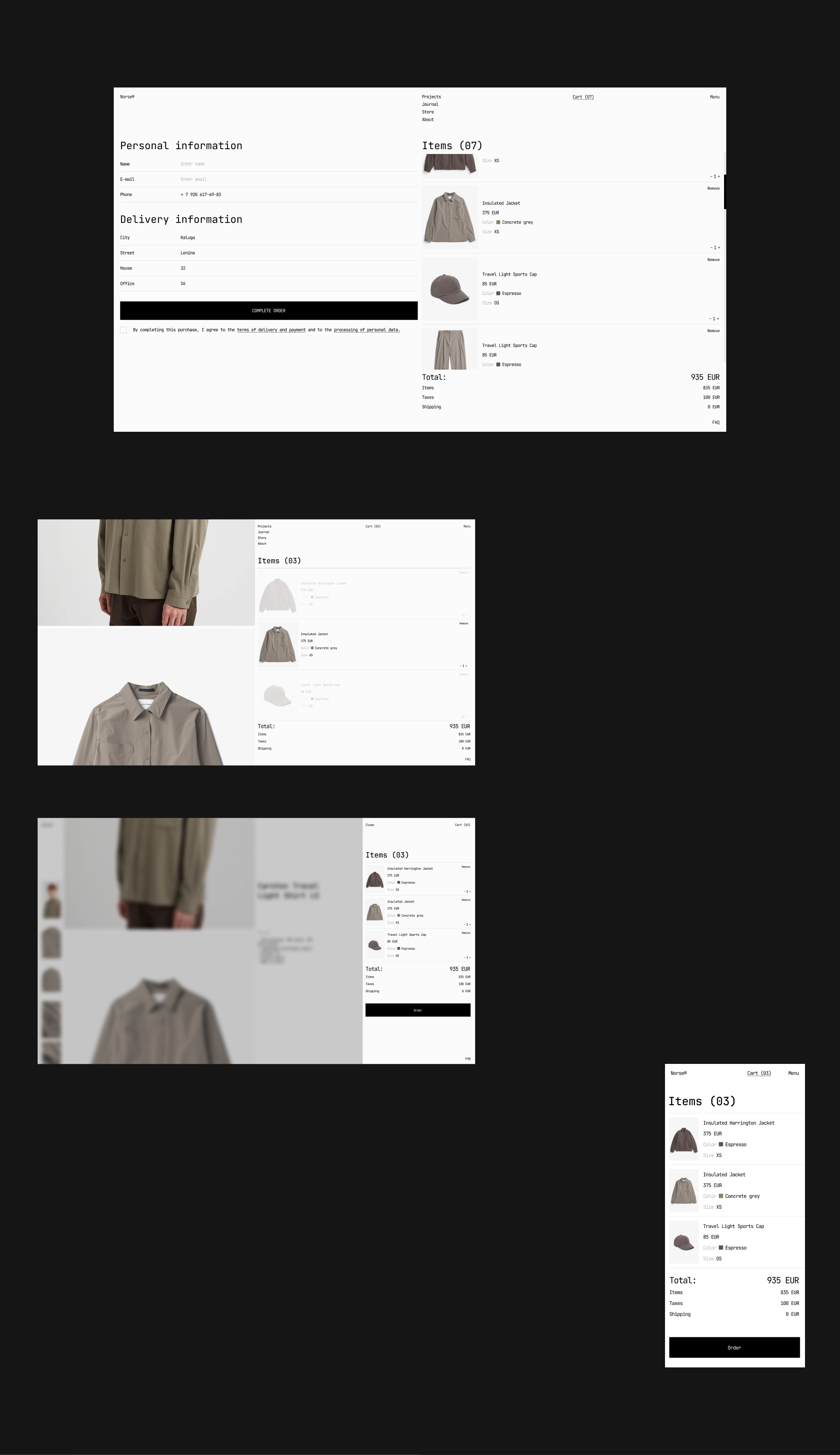 Norse® | Redesign concept — Изображение №10 — Интерфейсы, Брендинг на Dprofile