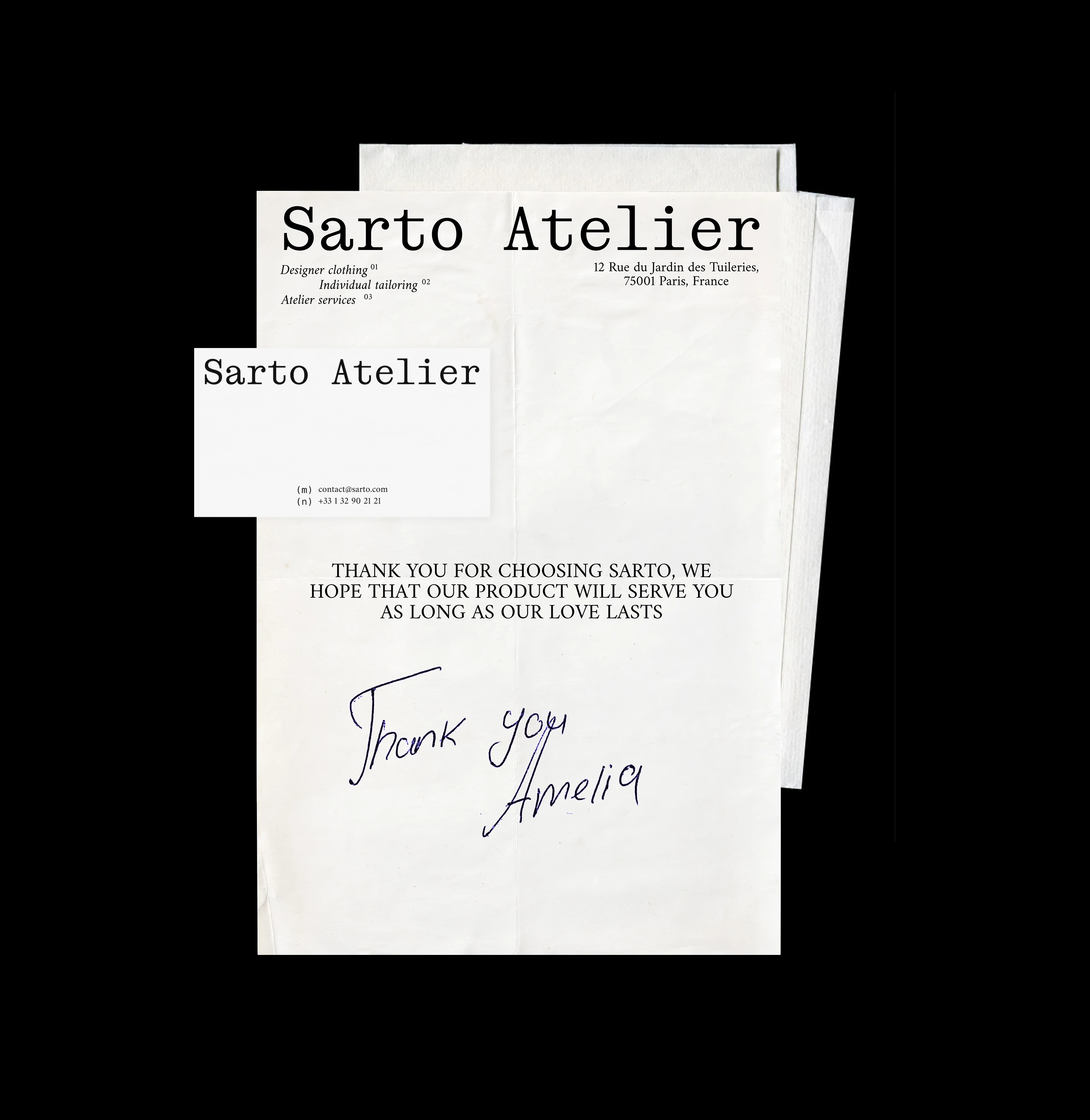 Sarto Atelier — Изображение №14 — Интерфейсы, Брендинг на Dprofile