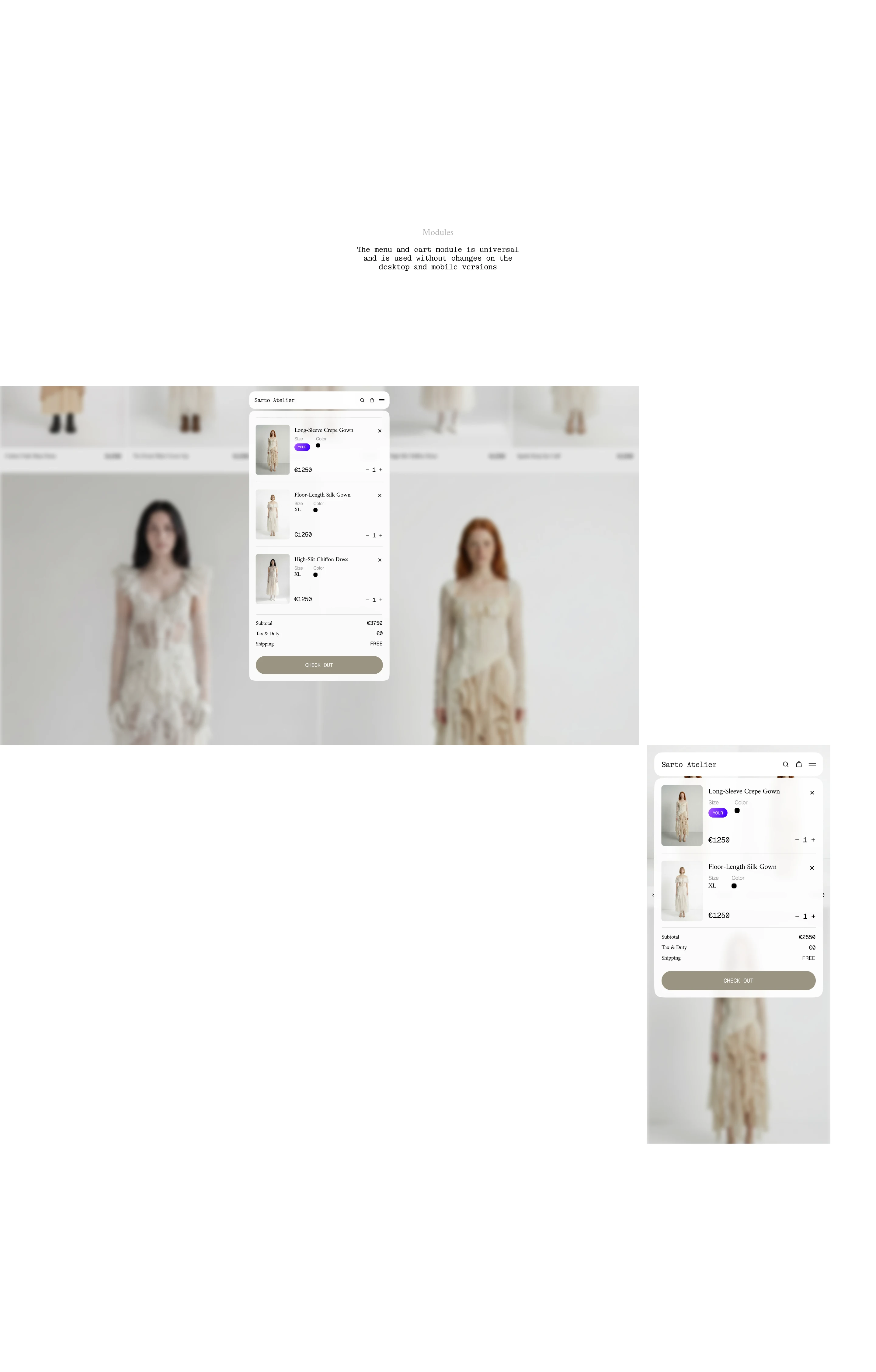 Sarto Atelier — Изображение №15 — Интерфейсы, Брендинг на Dprofile