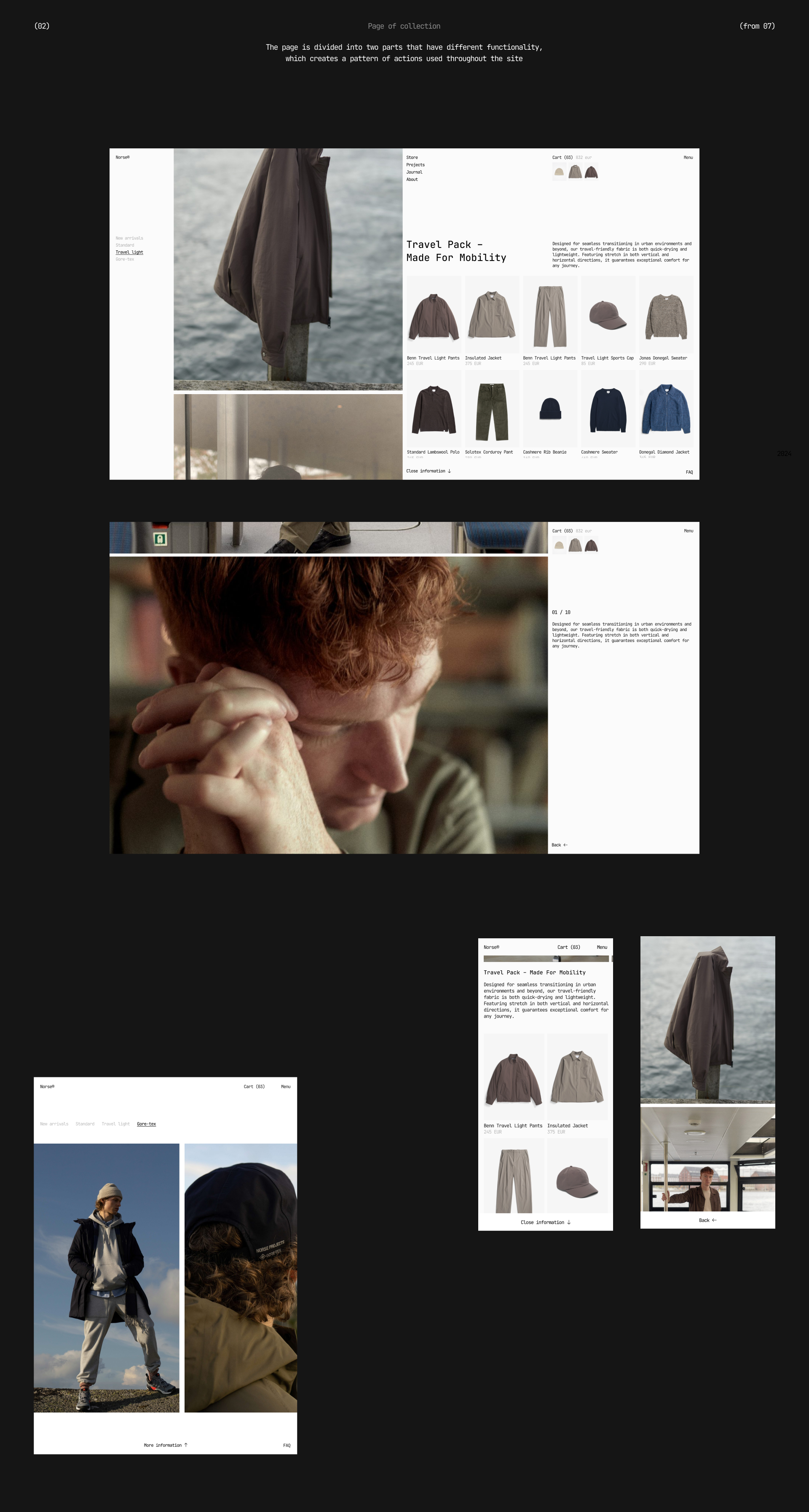 Norse® | Redesign concept — Изображение №5 — Интерфейсы, Брендинг на Dprofile