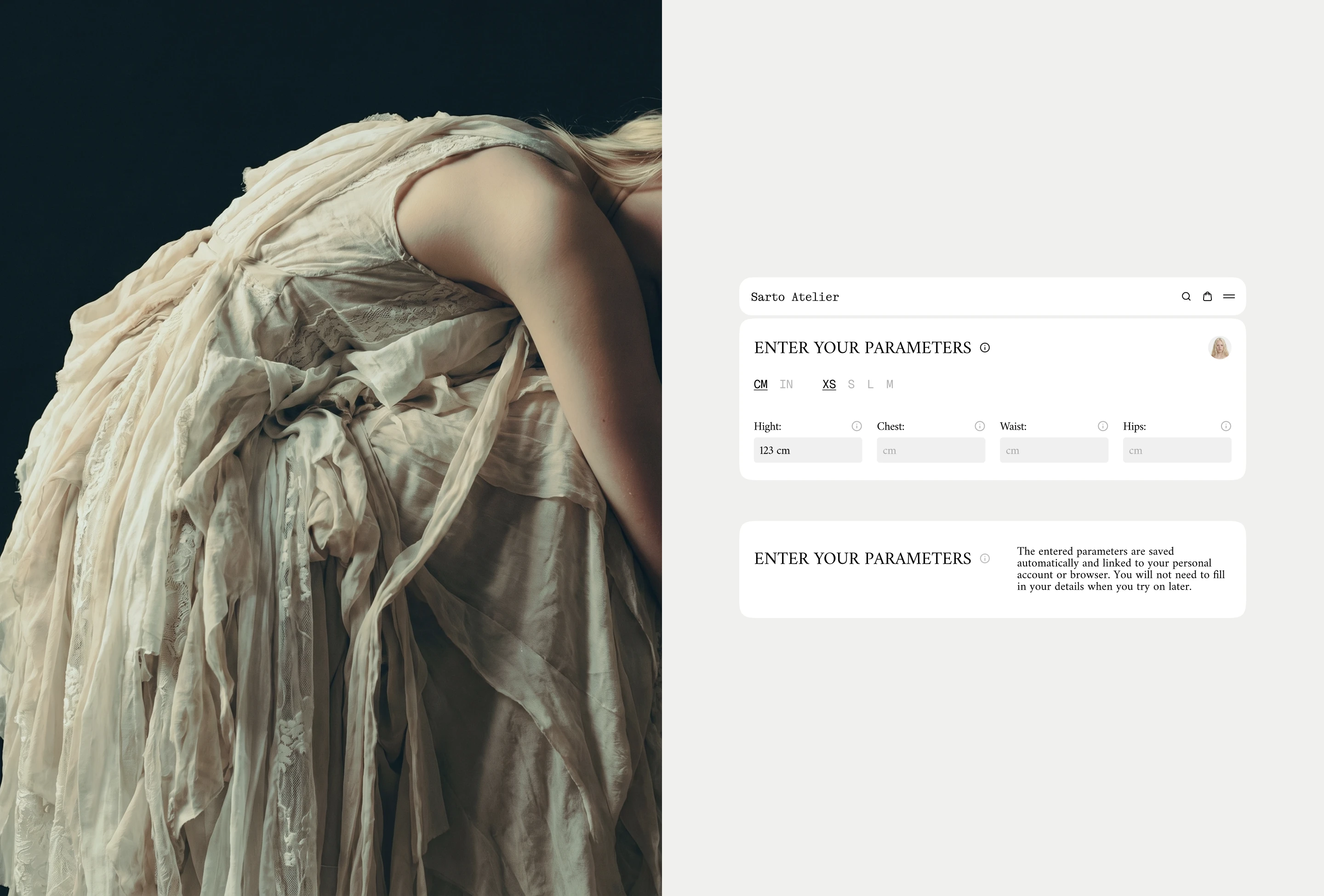 Sarto Atelier — Изображение №20 — Интерфейсы, Брендинг на Dprofile