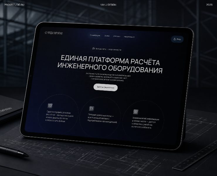 Платформа для расчета инженерного оборудования / UX/UI — Интерфейсы на Dprofile