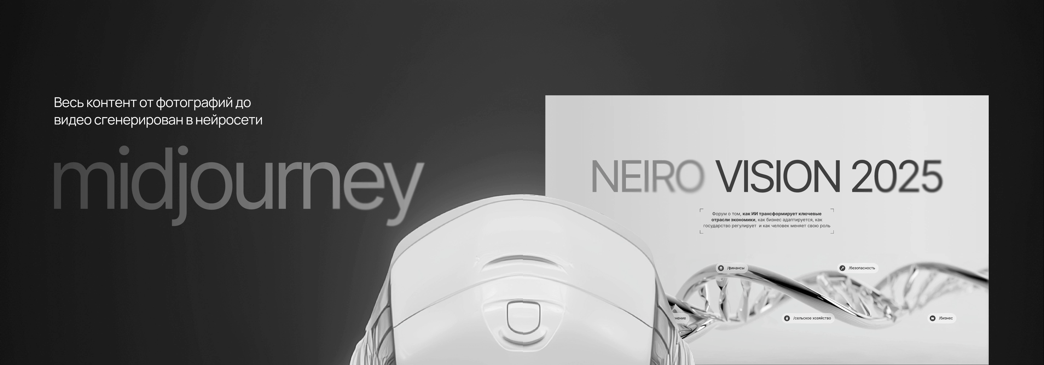 Сайт для форума Neiro Vision 2025 — Изображение №4 — Интерфейсы на Dprofile