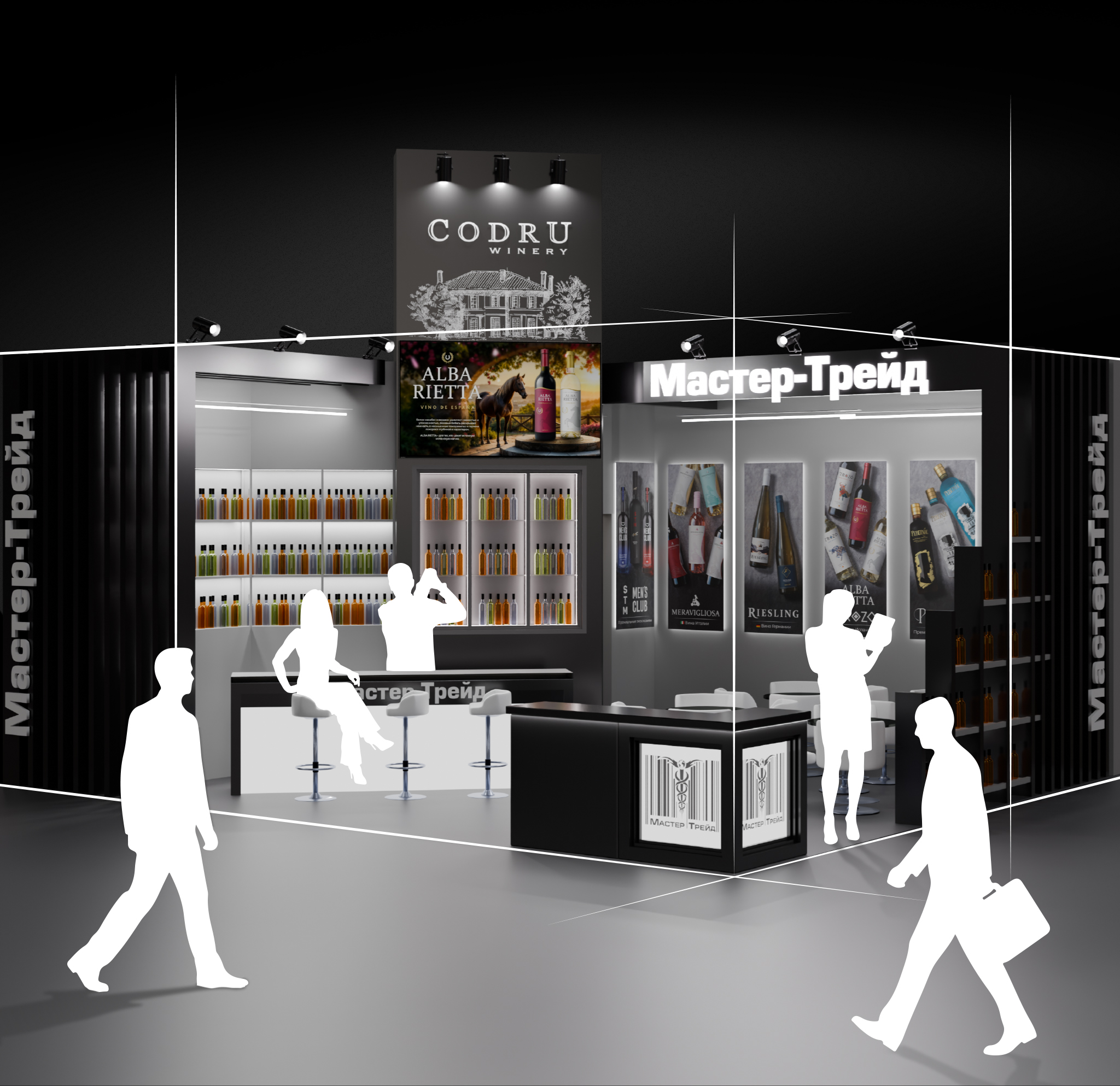 Стенд для выставки ПРОДЭКСПО — Изображение №2 — 3D, Архитектура на Dprofile