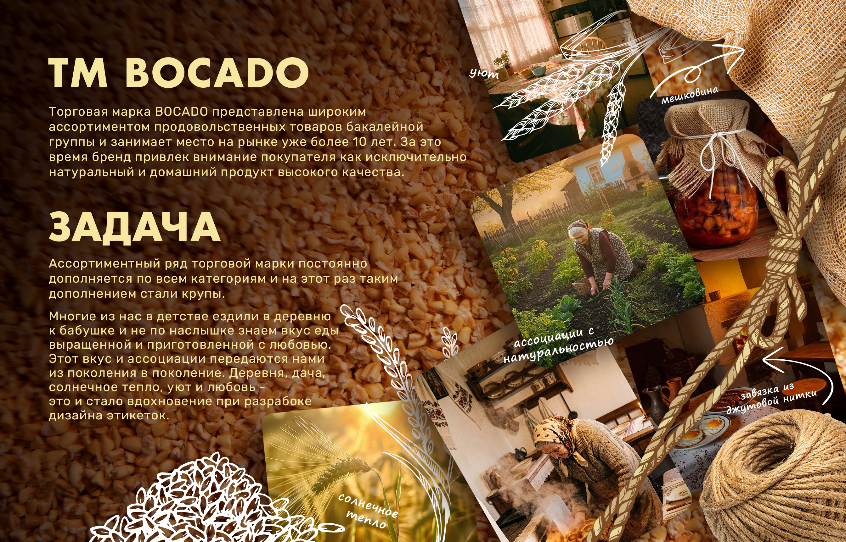 Этикетки круп TM BOCADO — Изображение №4 — Брендинг, Графика на Dprofile