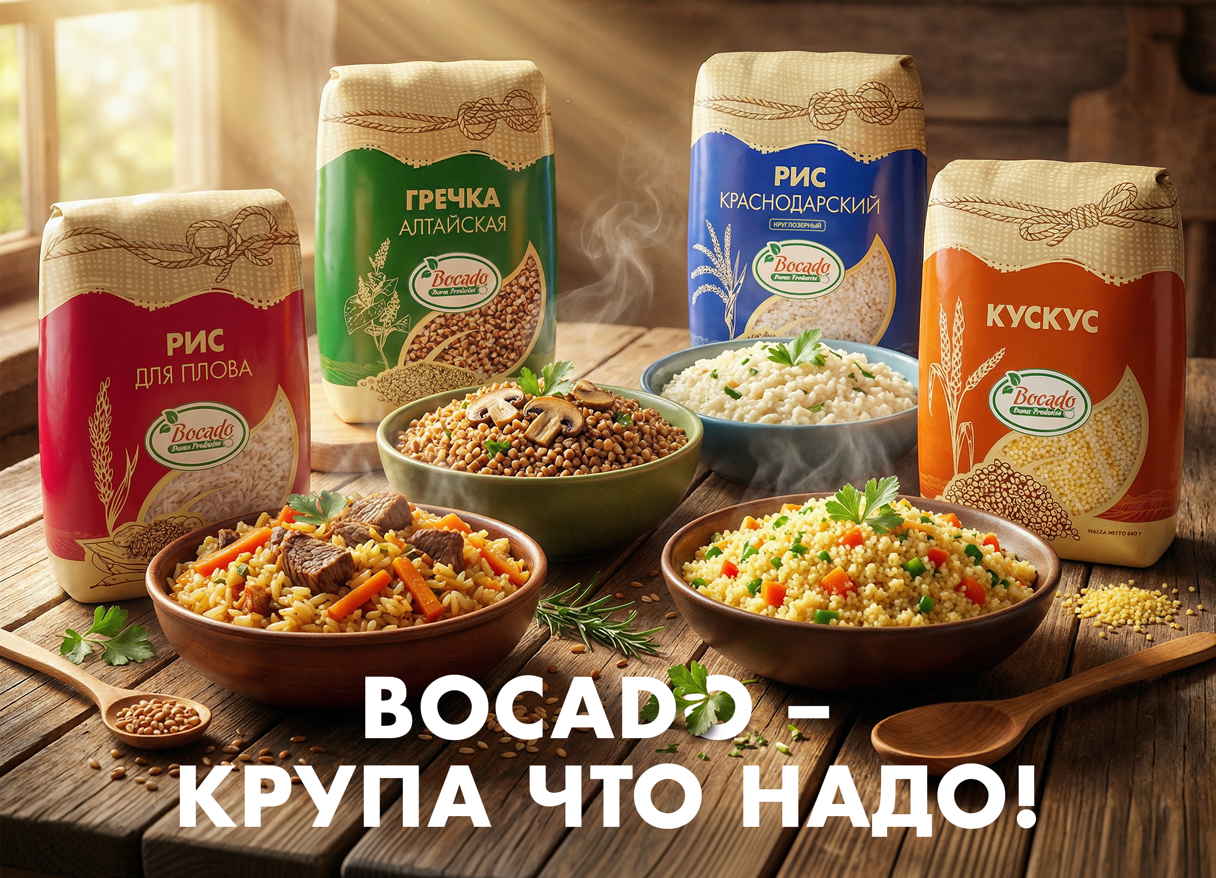 Этикетки круп TM BOCADO — Изображение №11 — Брендинг, Графика на Dprofile