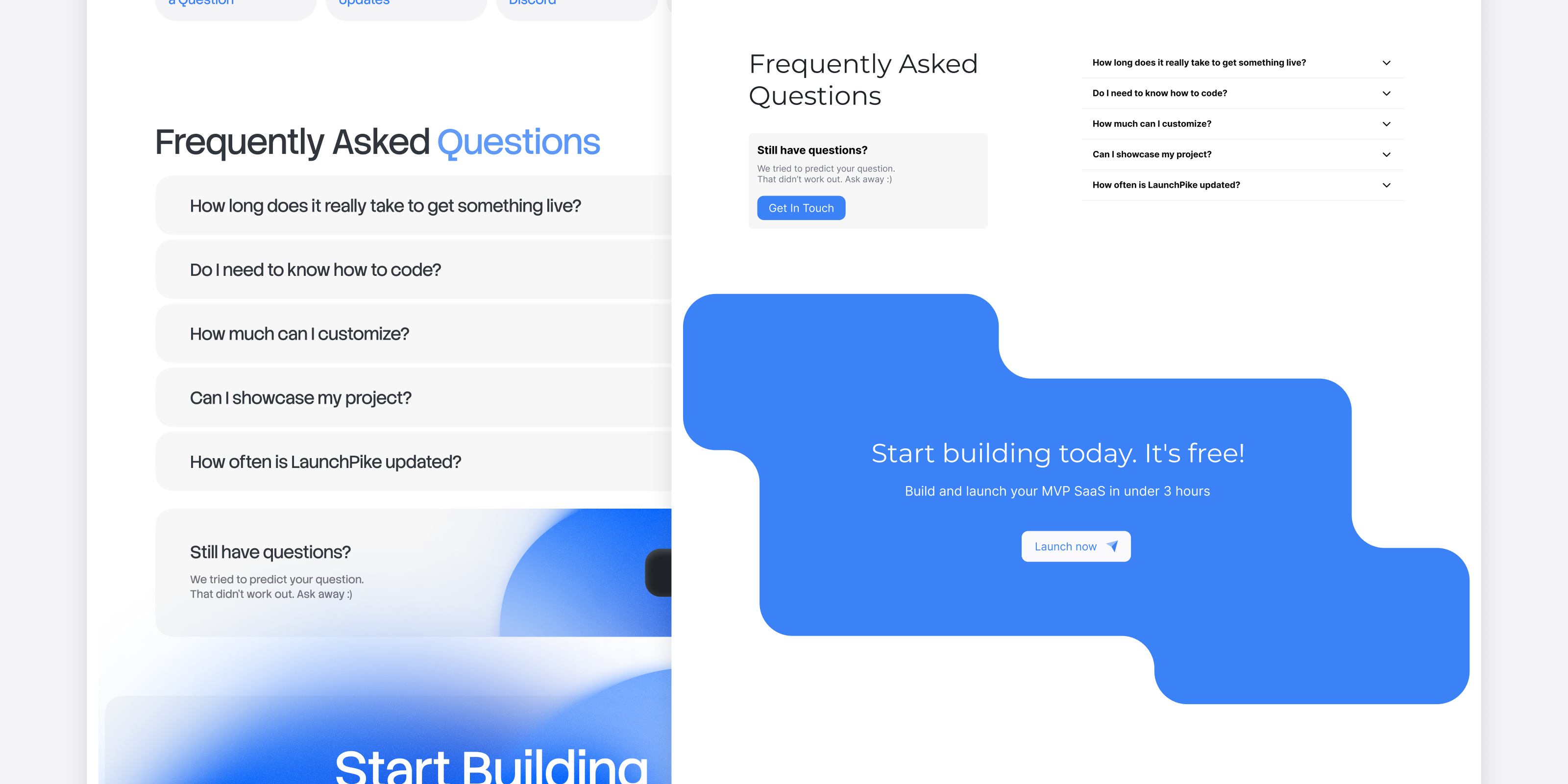 🐟 LaunchPike — редизайн сервиса — Изображение №36 — Интерфейсы на Dprofile