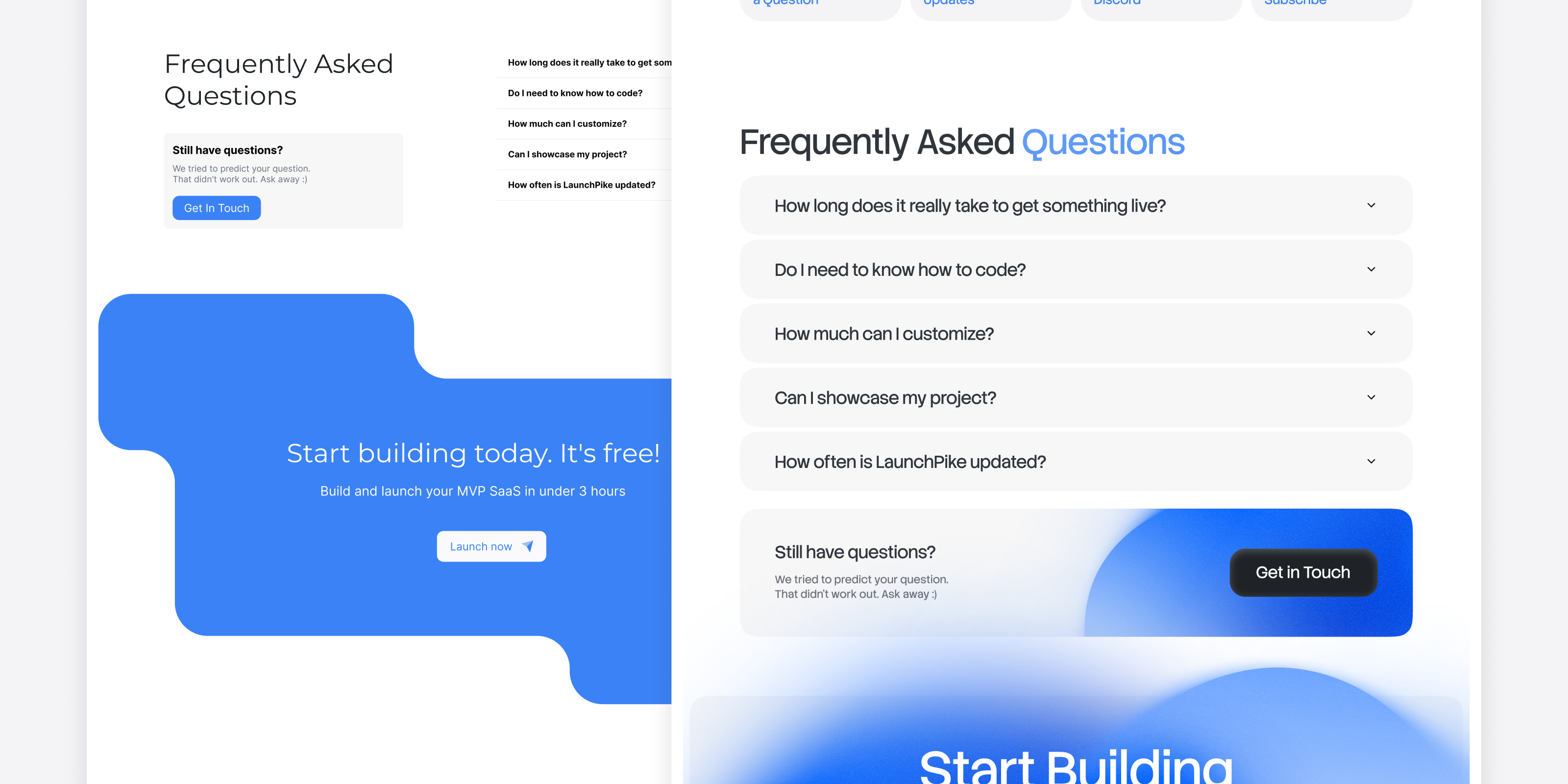 🐟 LaunchPike — редизайн сервиса — Изображение №34 — Интерфейсы на Dprofile