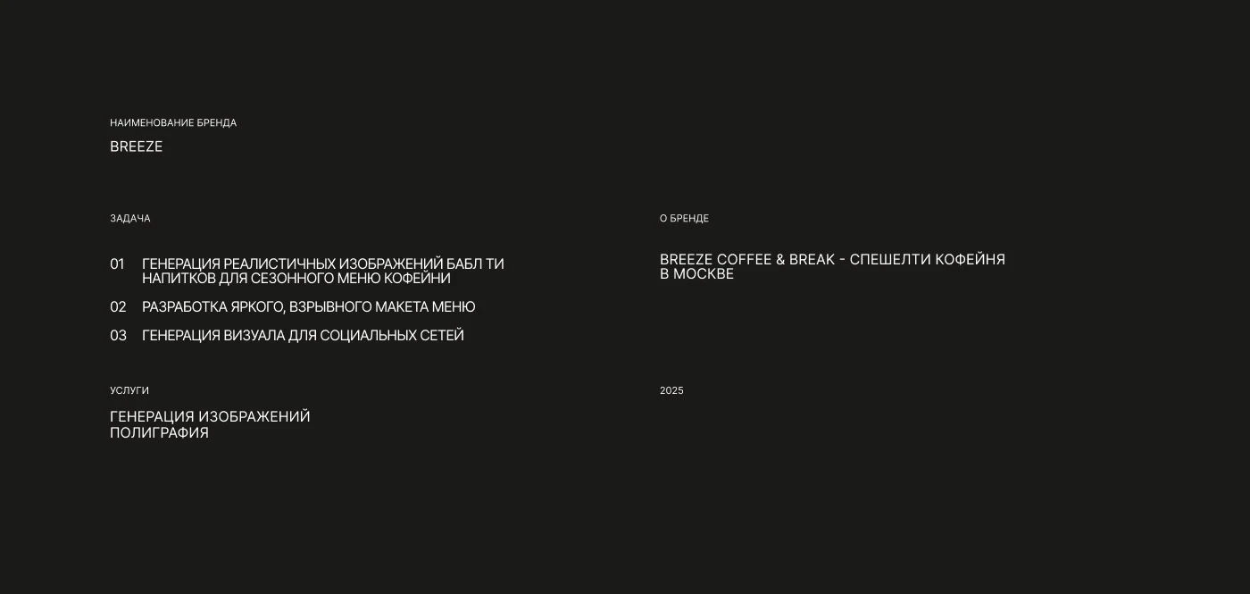 ДИЗАЙН МЕНЮ ДЛЯ КОФЕЙНИ | ИИ-ГЕНЕРАЦИИ | AI — Изображение №2 — Графика, Маркетинг на Dprofile