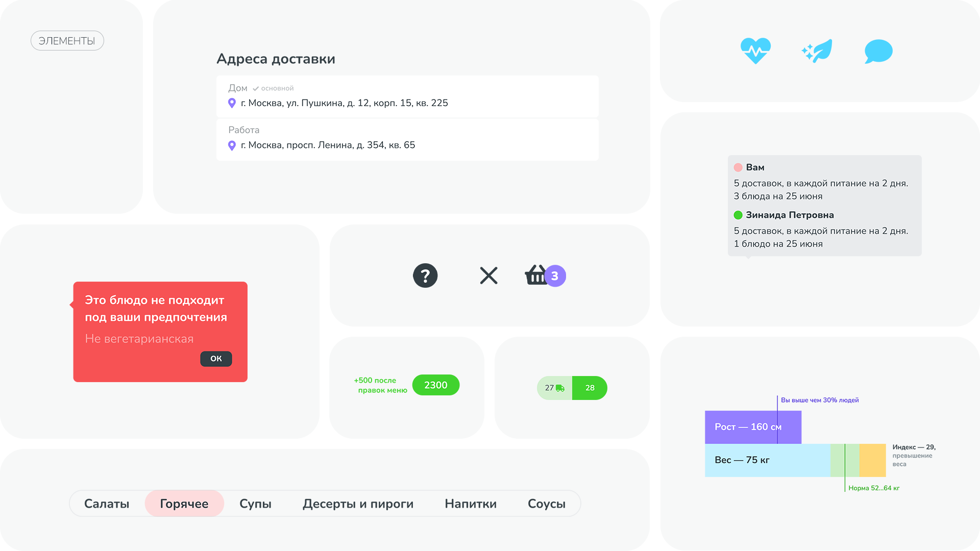 Сайт для сервиса доставки еды — Изображение №14 — Интерфейсы на Dprofile