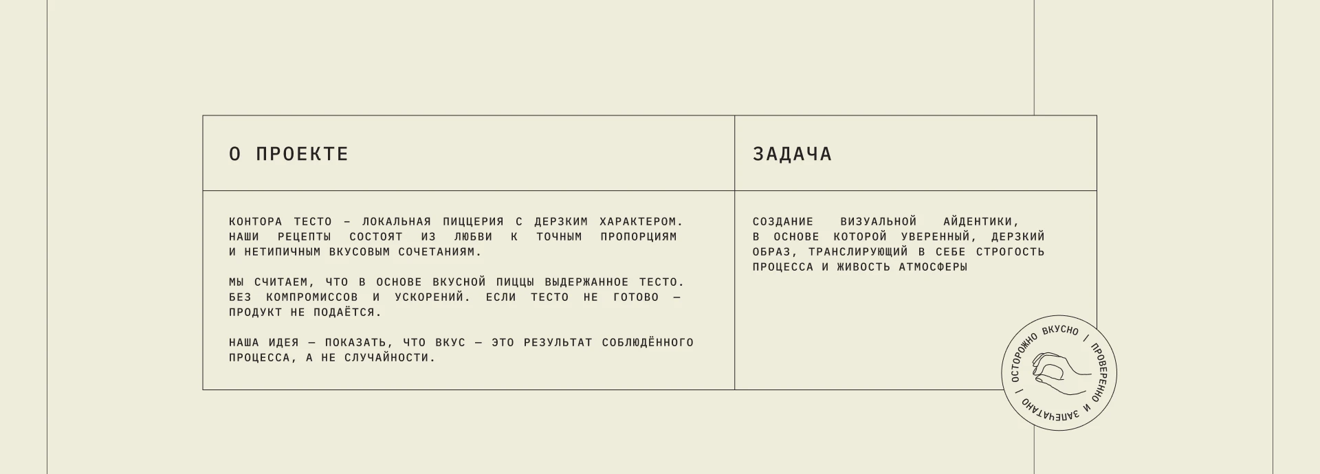 контора ТЕСТО | айдентика — Изображение №2 — Брендинг на Dprofile