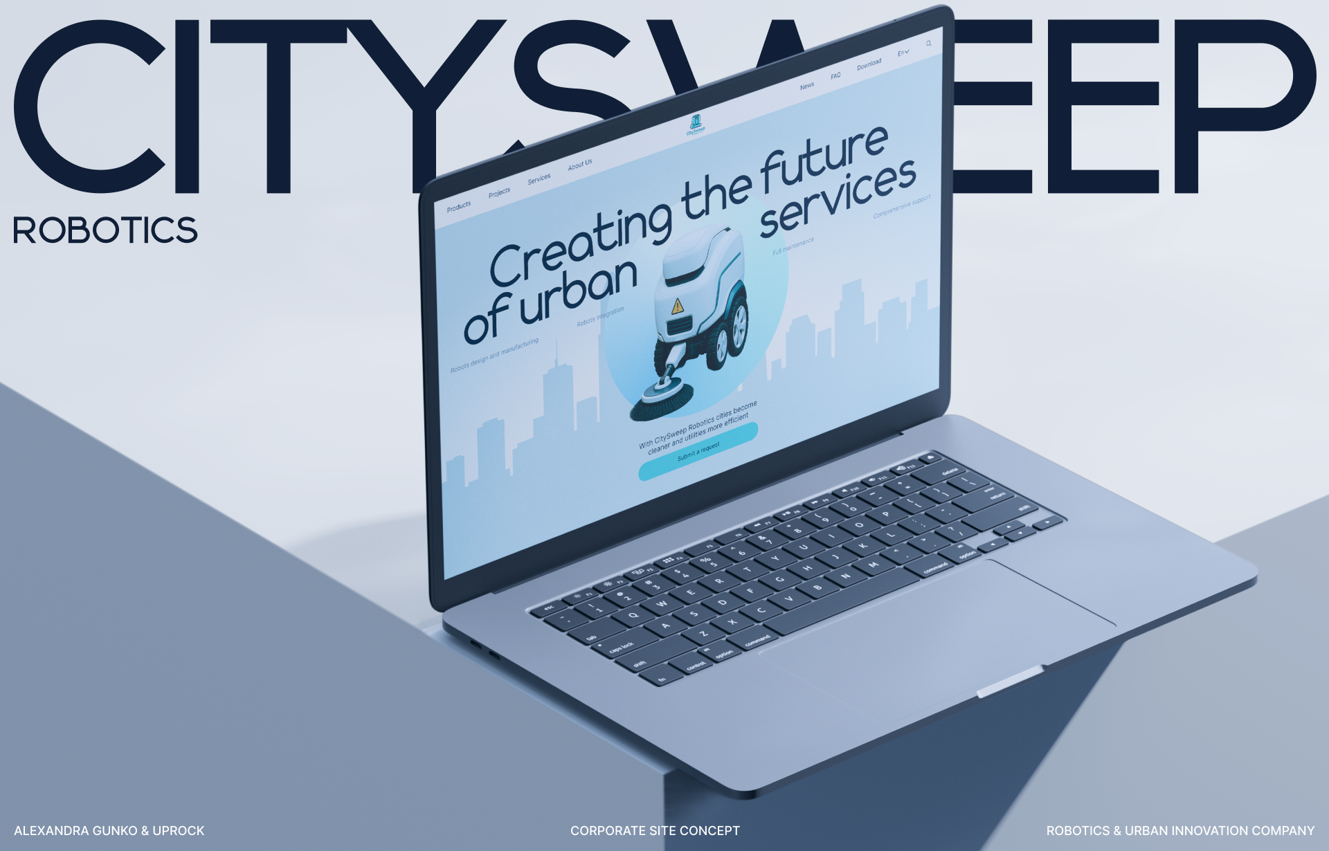 CitySweep Robotics |Корпоративный сайт — Изображение №1 — Интерфейсы, Брендинг на Dprofile