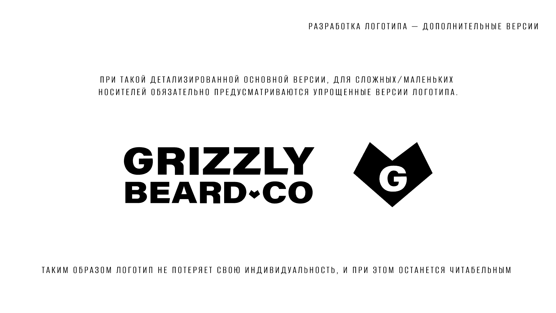 Логотип и упаковка — Grizzly Beard.Co — Изображение №5 — Брендинг на Dprofile