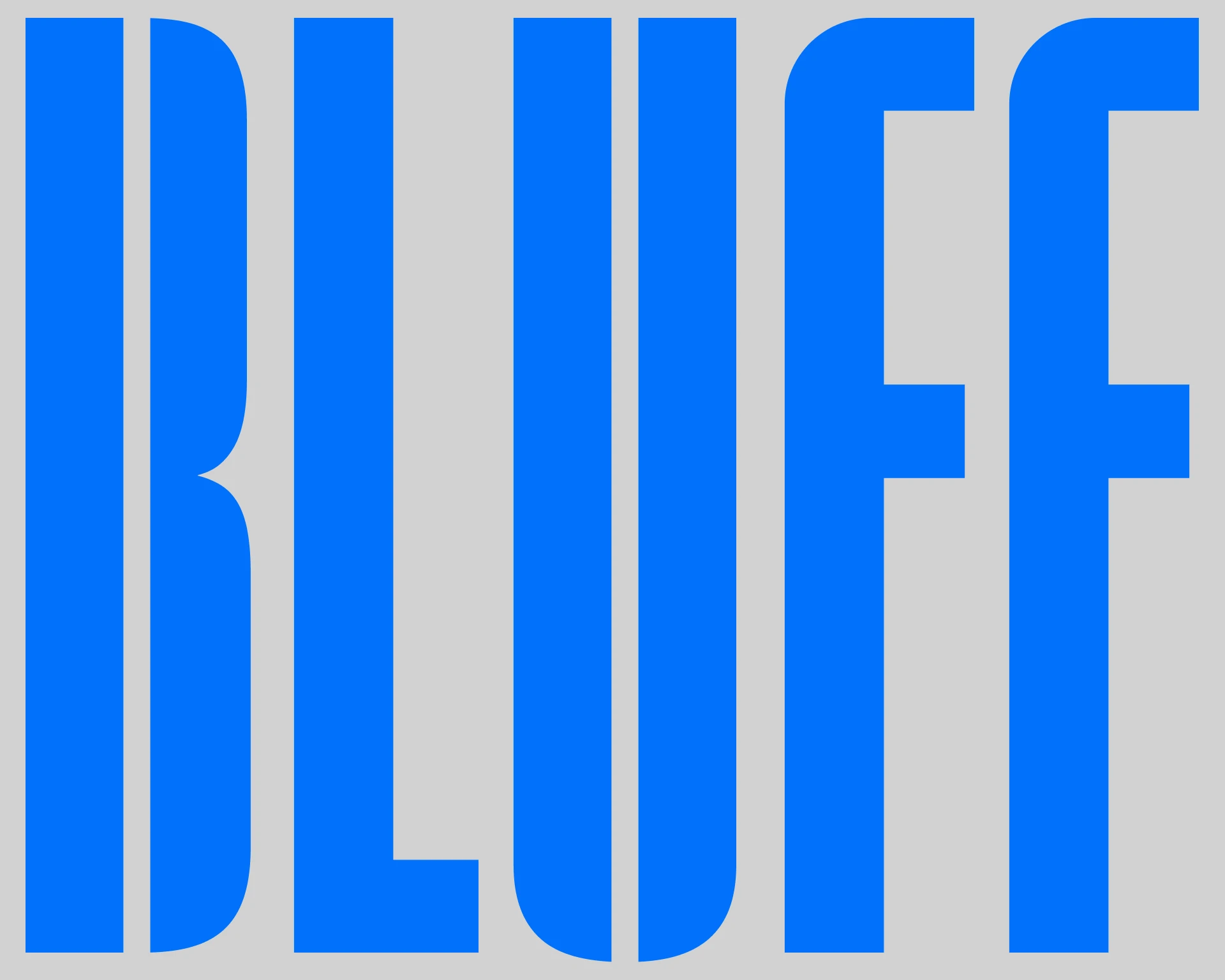BLUFF — Изображение №1 — Брендинг, Графика на Dprofile