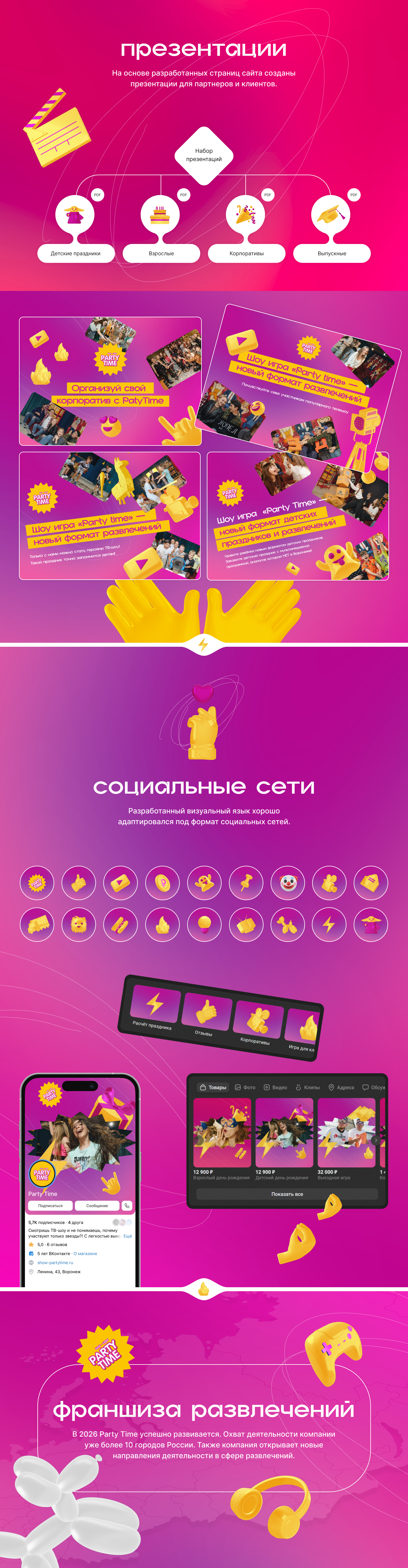 Party Time — Изображение №8 — Интерфейсы, Брендинг на Dprofile