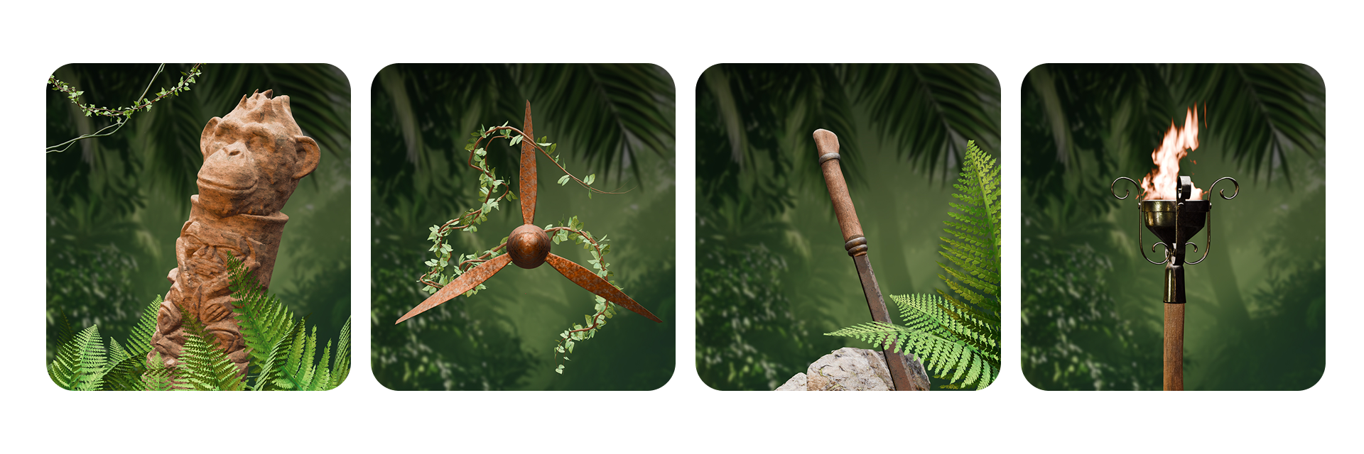 Лендинг Тайна джунглей — Изображение №7 — Интерфейсы, Графика на Dprofile