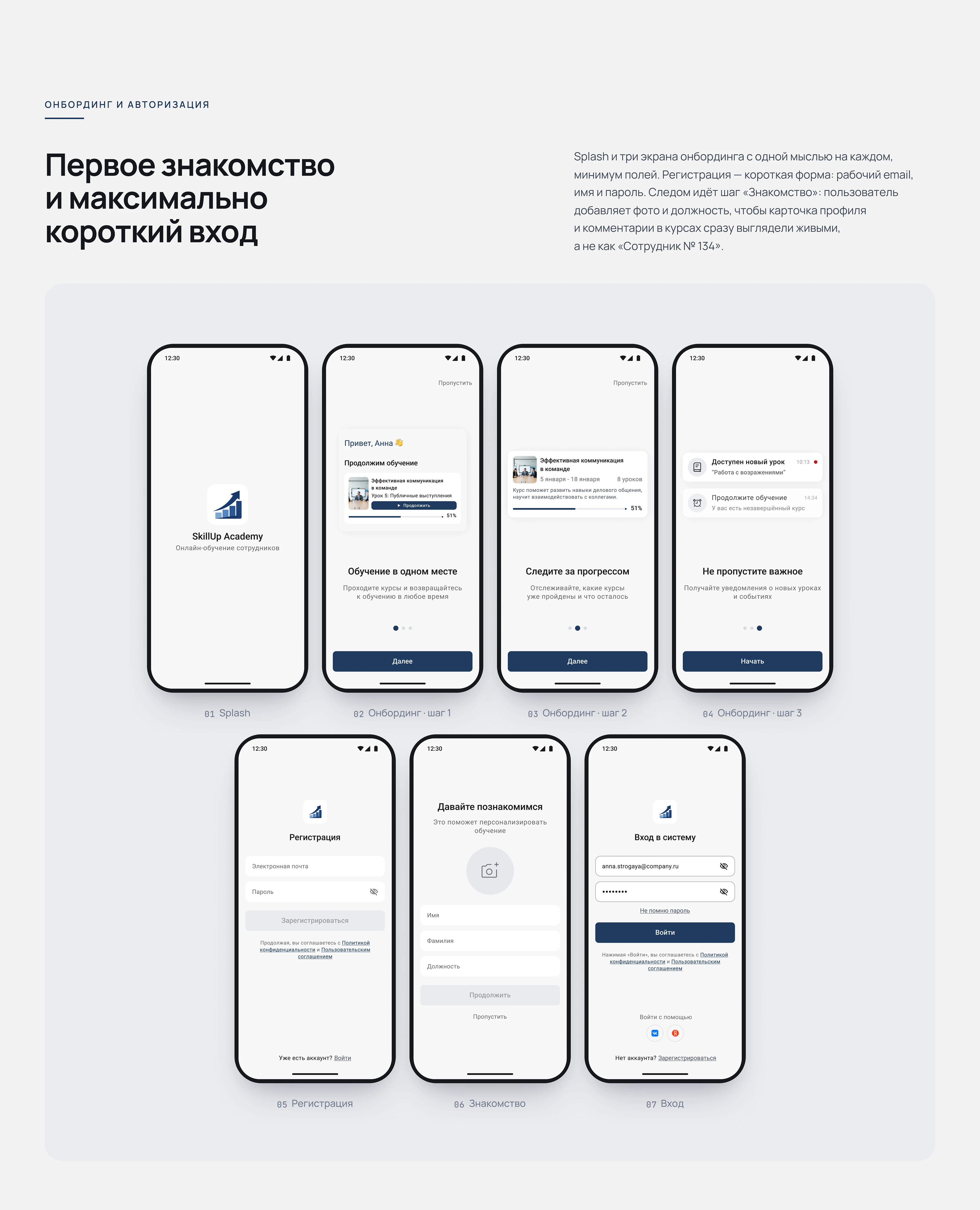 SkillUp Academy — UX/UI дизайн EdTech-приложения — Изображение №12 — Интерфейсы на Dprofile