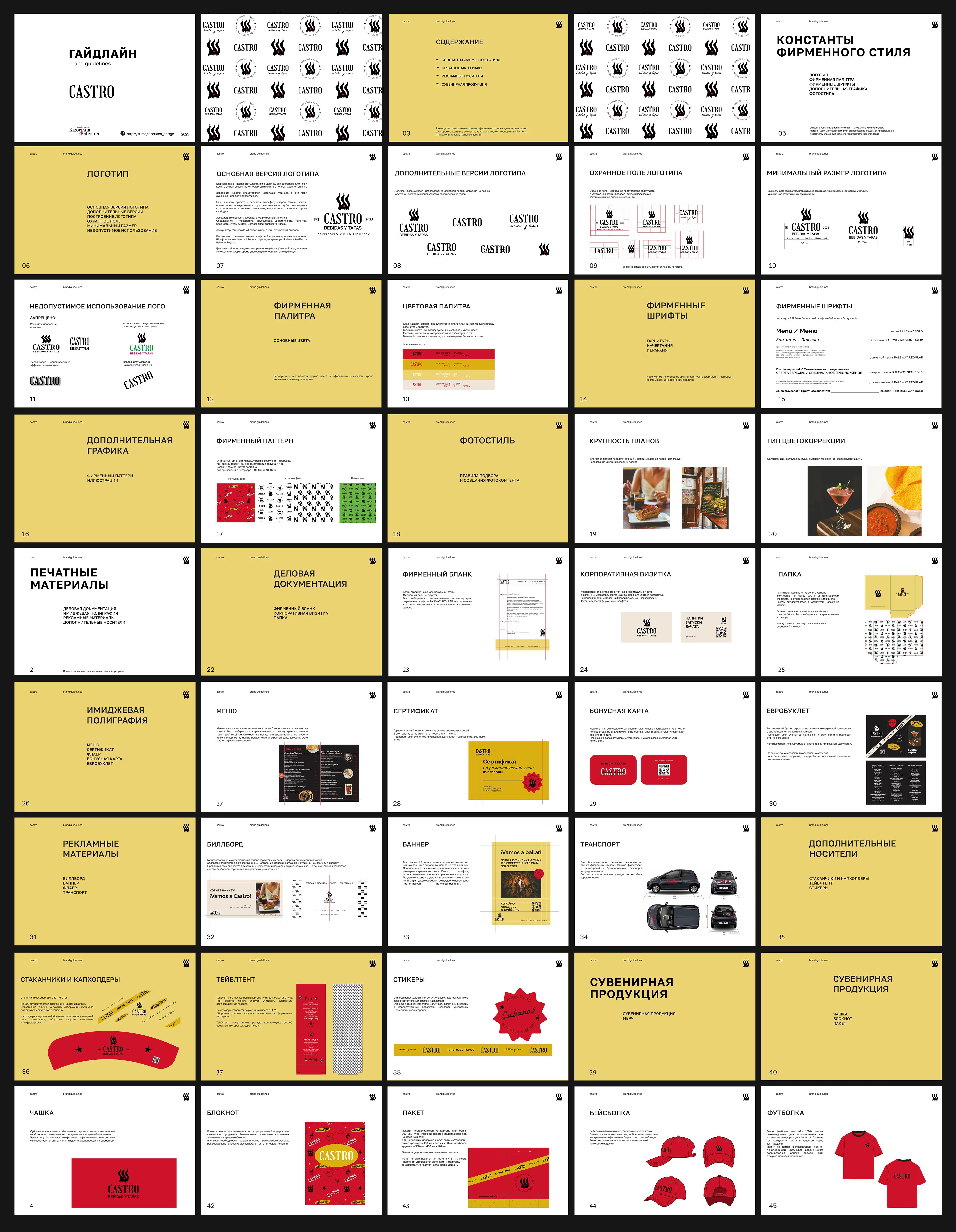 LOGO & IDENTITY | Castro — Изображение №25 — Брендинг на Dprofile