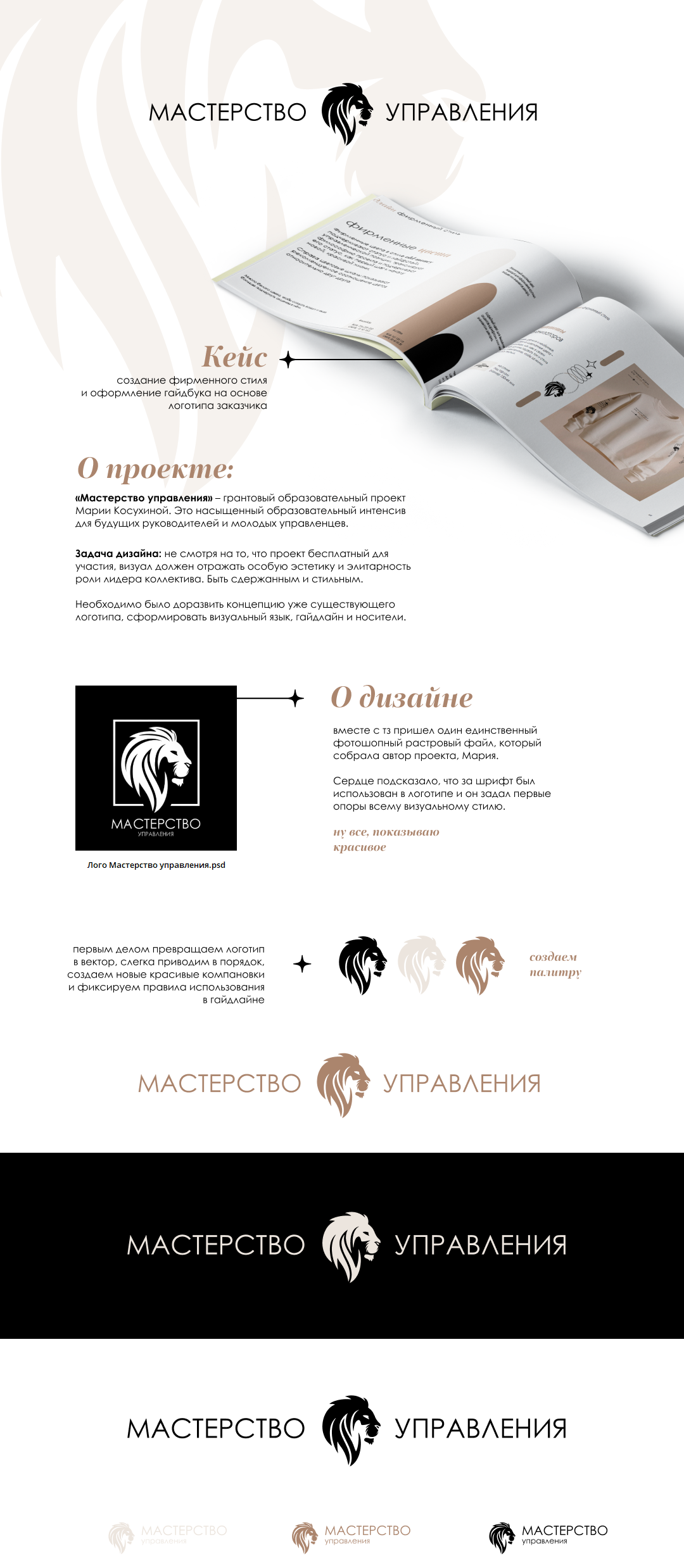 Мастерство управления — Изображение №1 — Брендинг на Dprofile