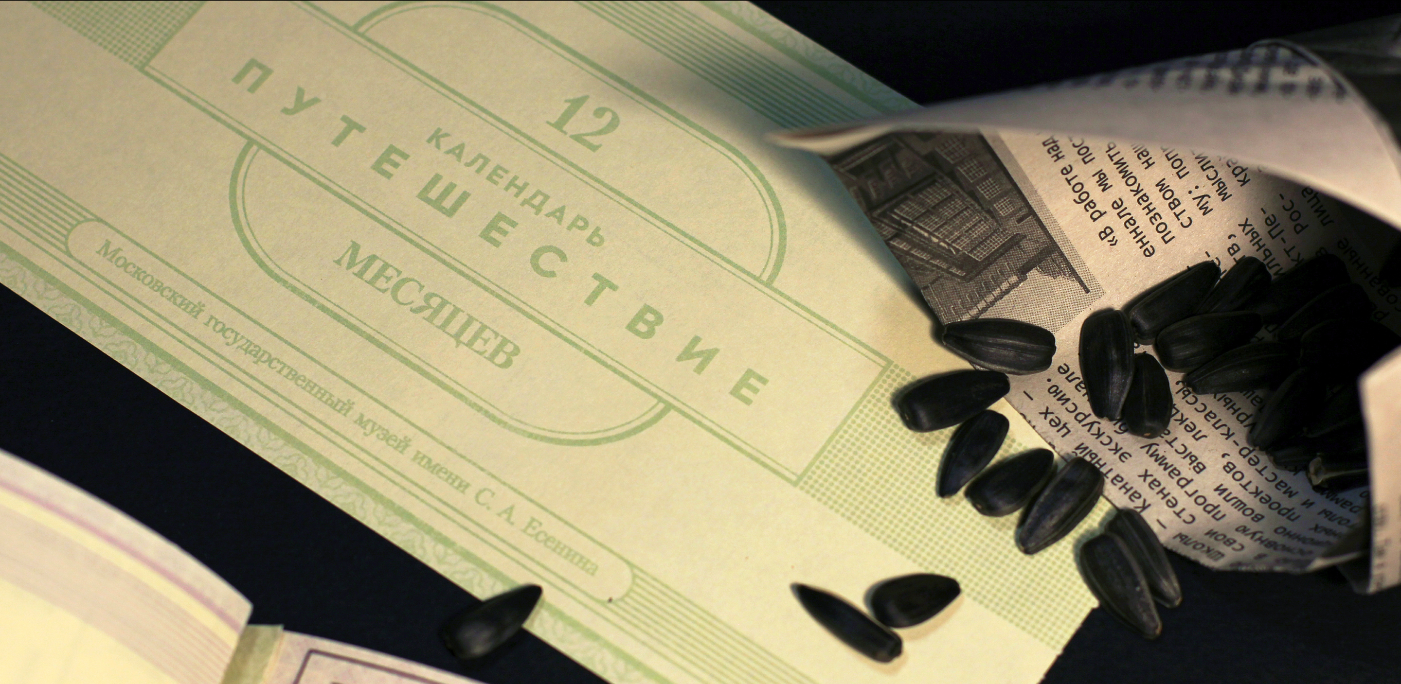 Календарь для Московского музея С. А. Есенина — Изображение №8 — Брендинг, Графика на Dprofile